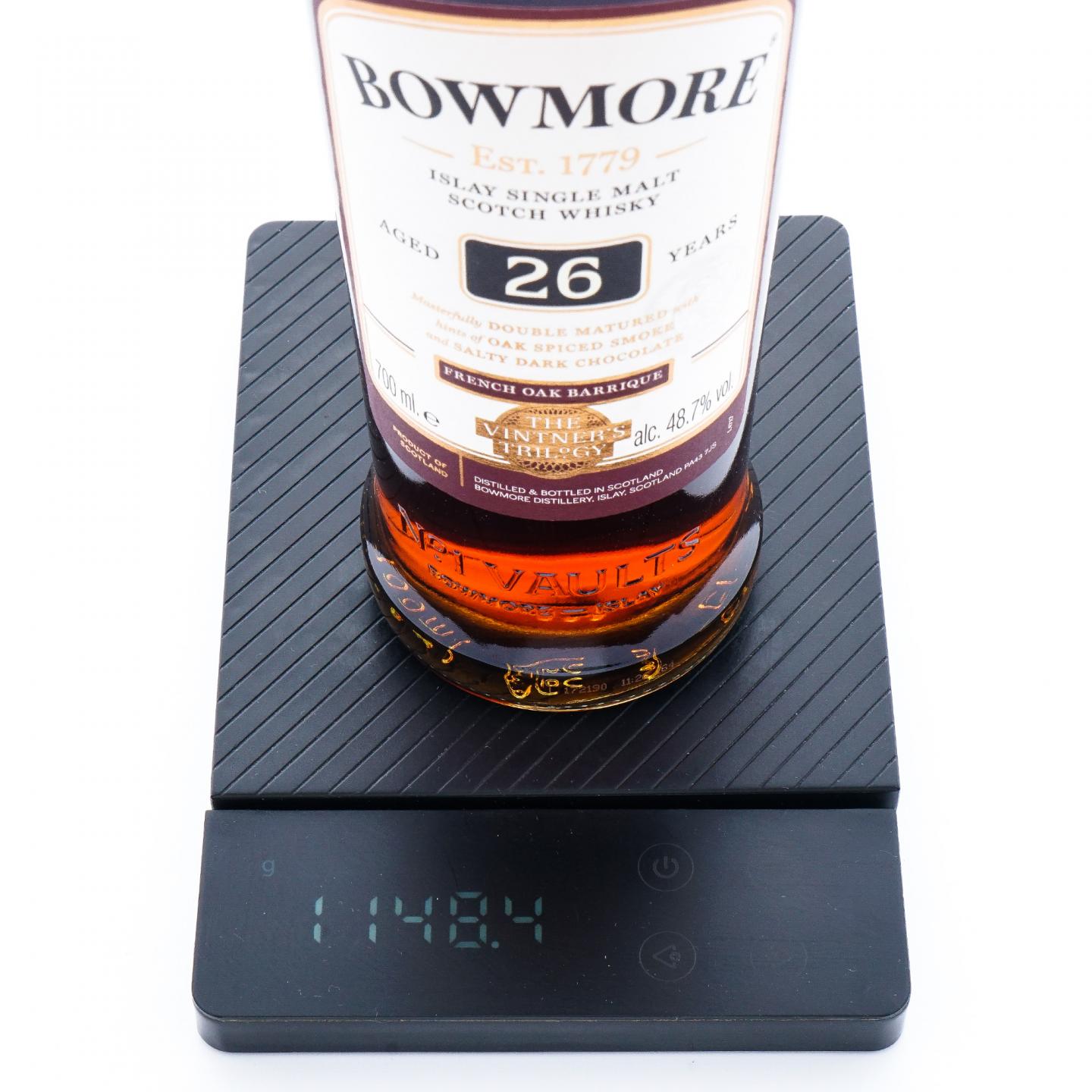 Bowmore 波摩 26年 2017 法国葡萄酒桶 酒庄三部曲系列之二 行货