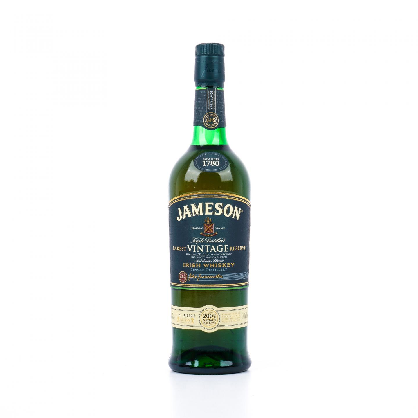 Jameson 尊美醇 2007 Vintage Reserve 爱尔兰威士忌