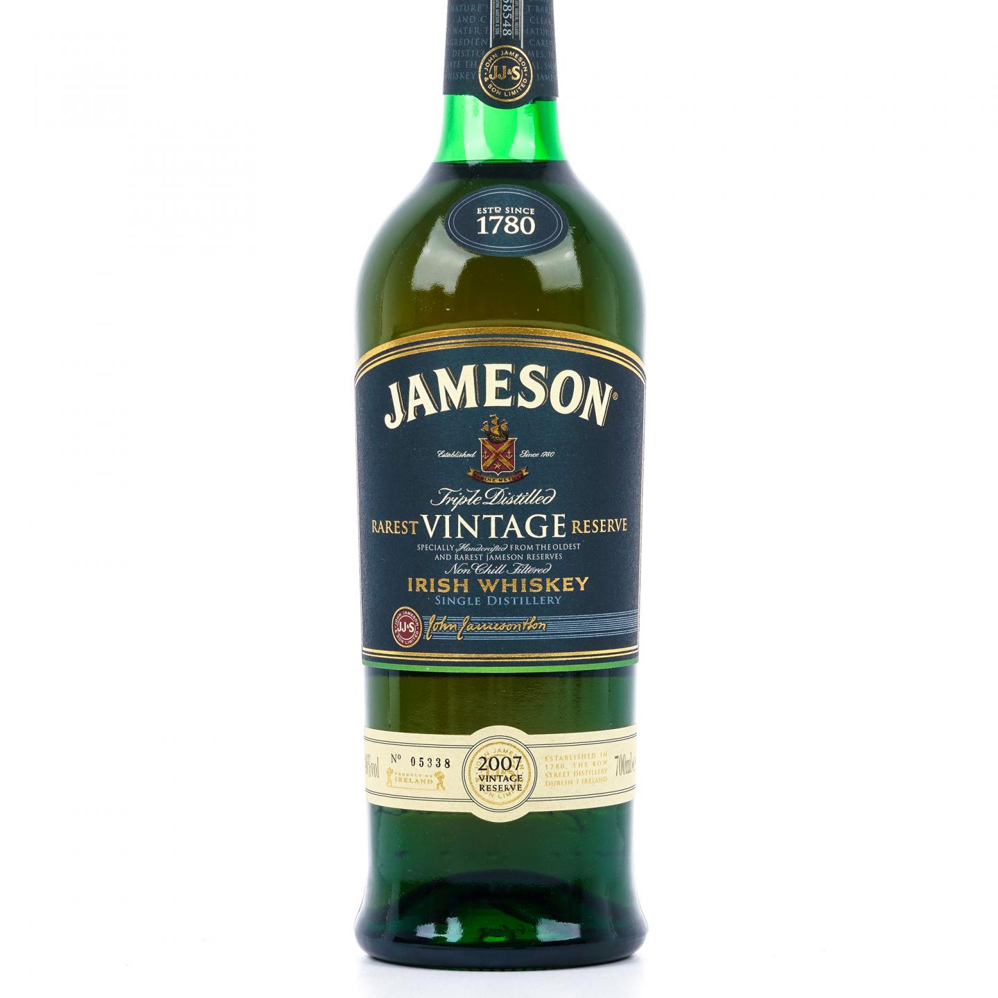 Jameson 尊美醇 2007 Vintage Reserve 爱尔兰威士忌