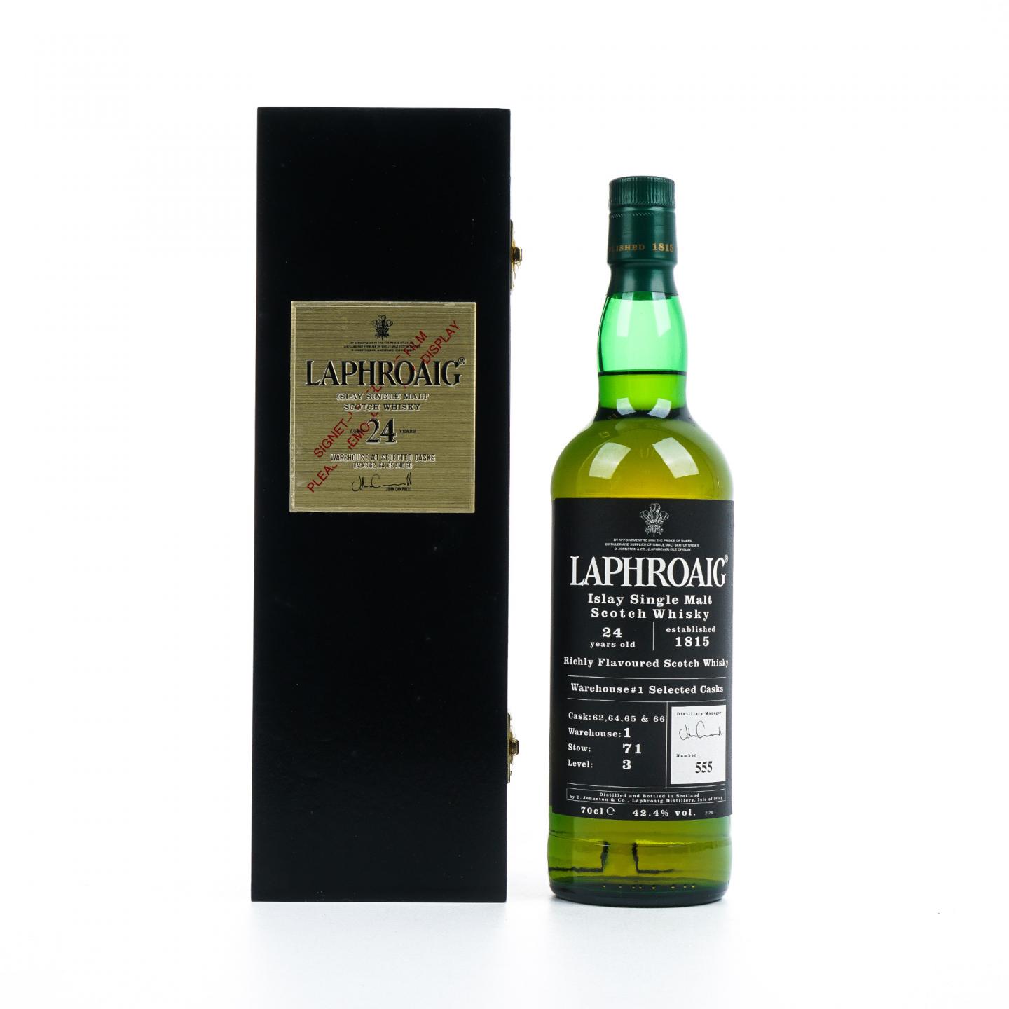 Laphroaig 拉弗格 24年 Warehouse #1选桶