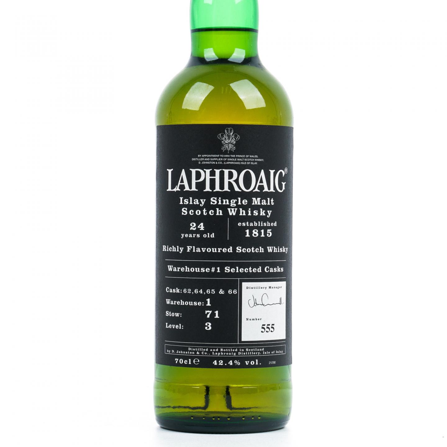 Laphroaig 拉弗格 24年 Warehouse #1选桶