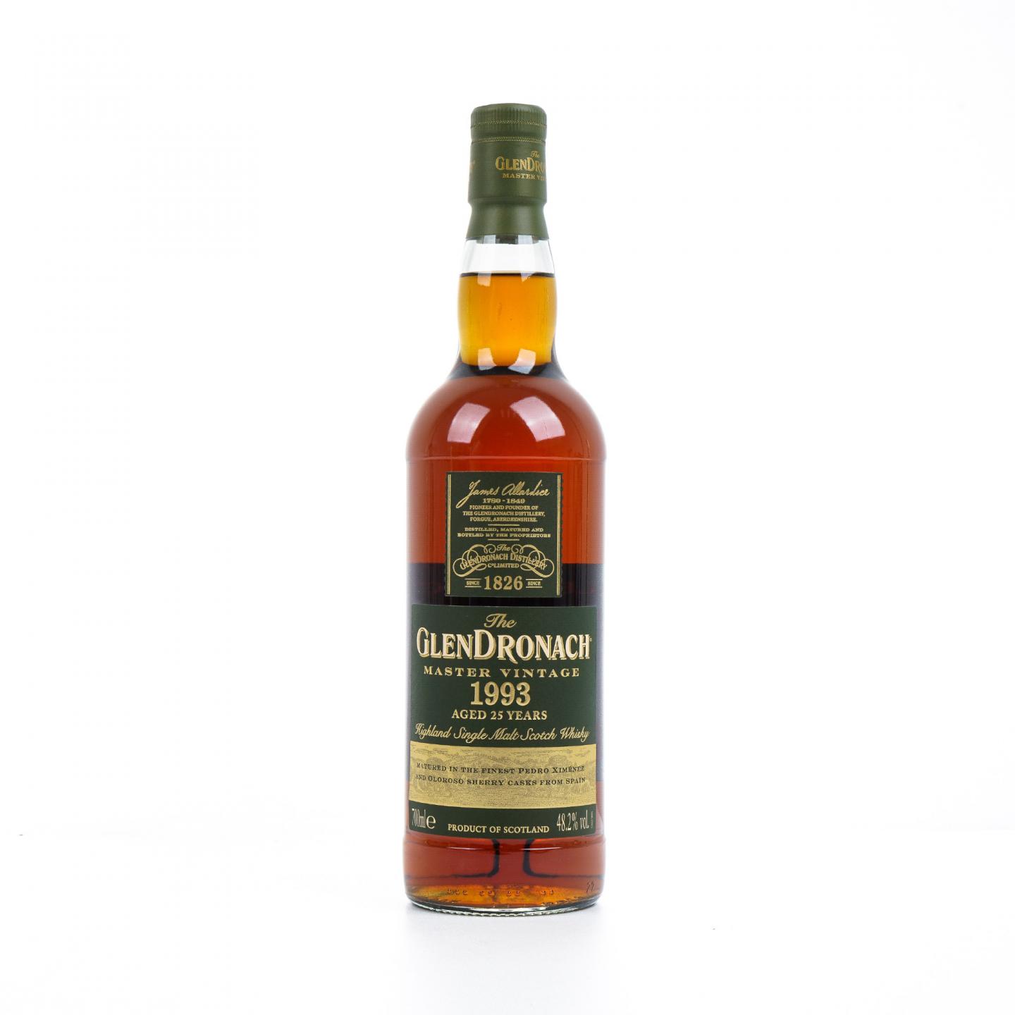 Glendronach 格兰多纳 25年 1993 大师年份 行货