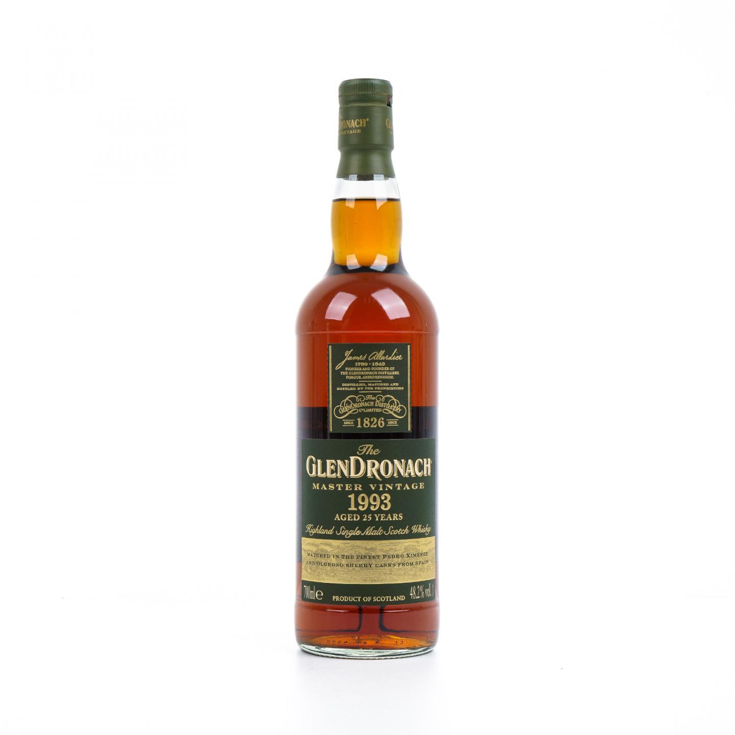 Glendronach 格兰多纳 25年 1993 Master Vintage 行货