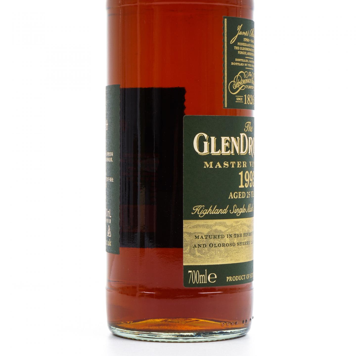 Glendronach 格兰多纳 25年 1993 Master Vintage 行货