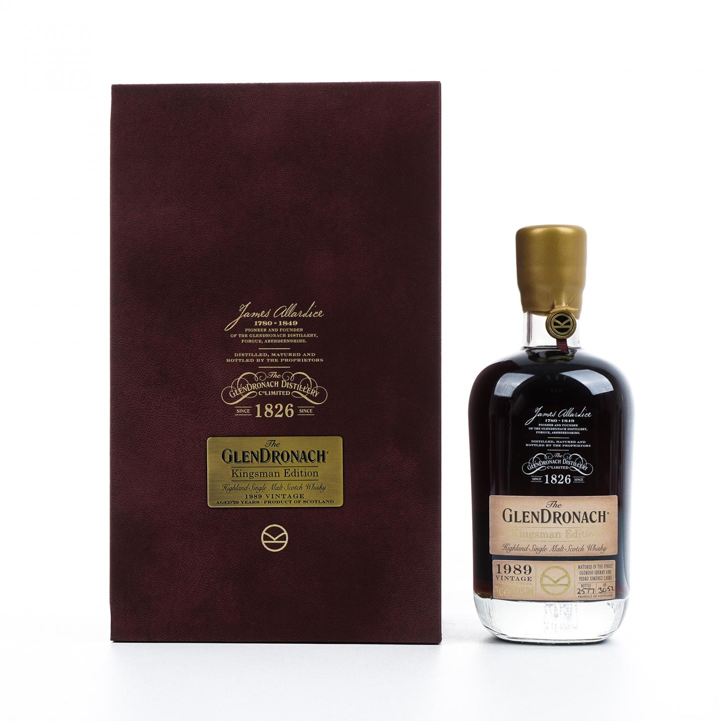 Glendronach 格兰多纳 29年 1989-2019 王牌特工限量版 行货 700ml