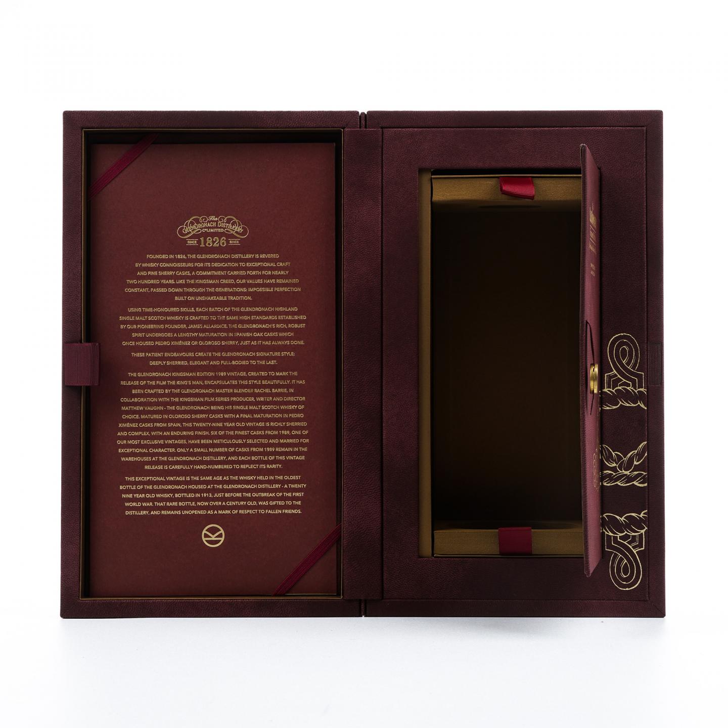 Glendronach 格兰多纳 29年 1989-2019 王牌特工限量版 行货 700ml