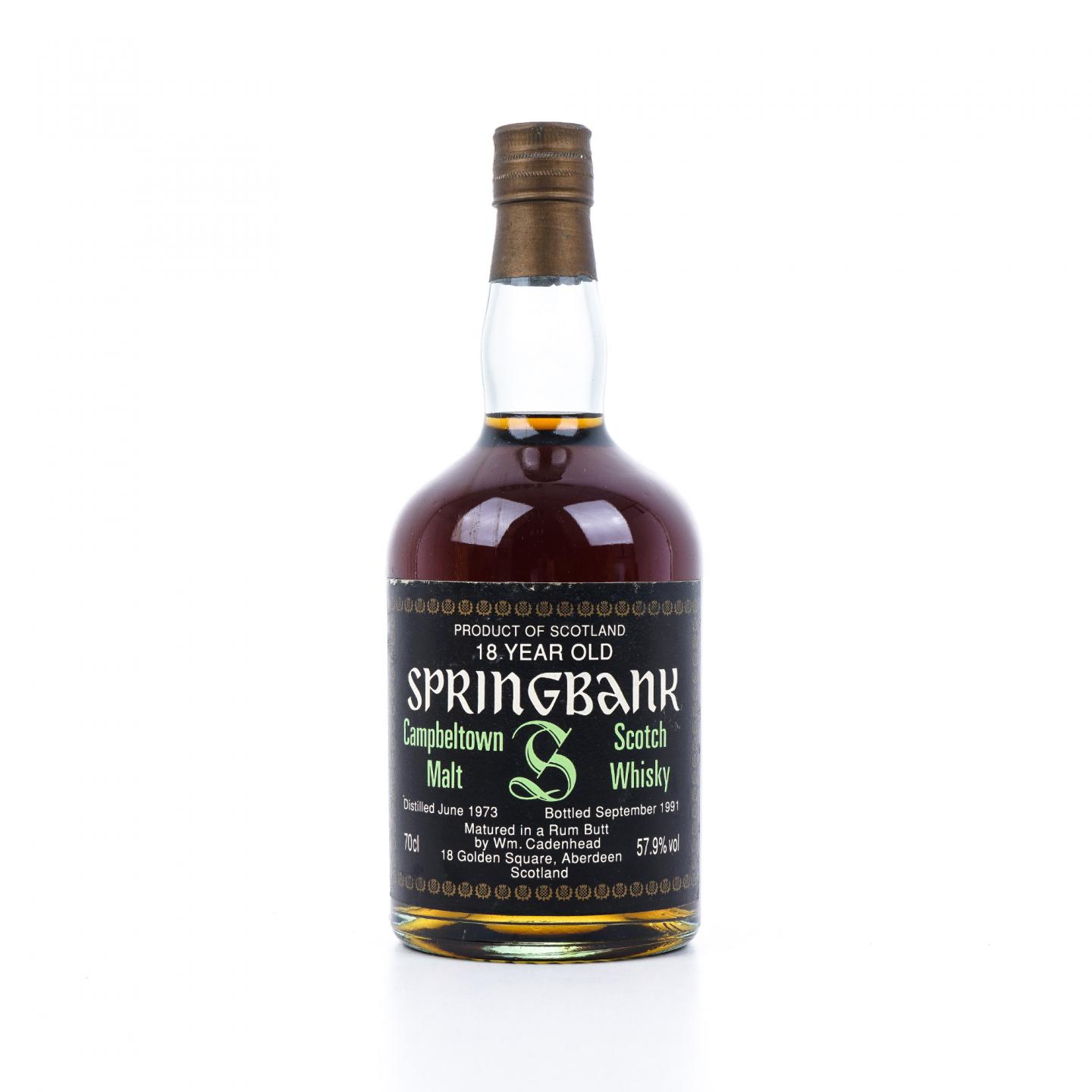 Springbank 云顶 18年 1973-1991 CA