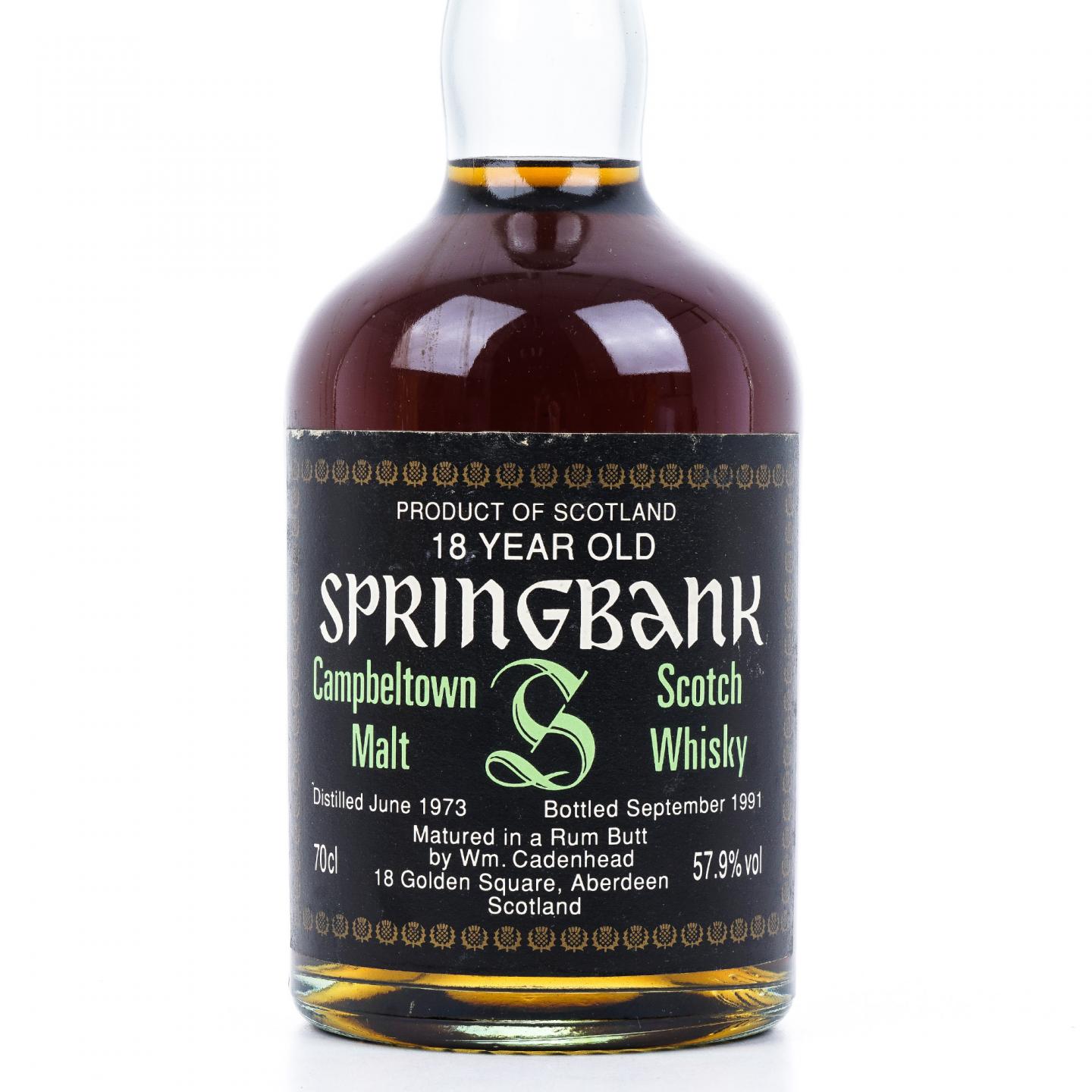 Springbank 云顶 18年 1973-1991 CA