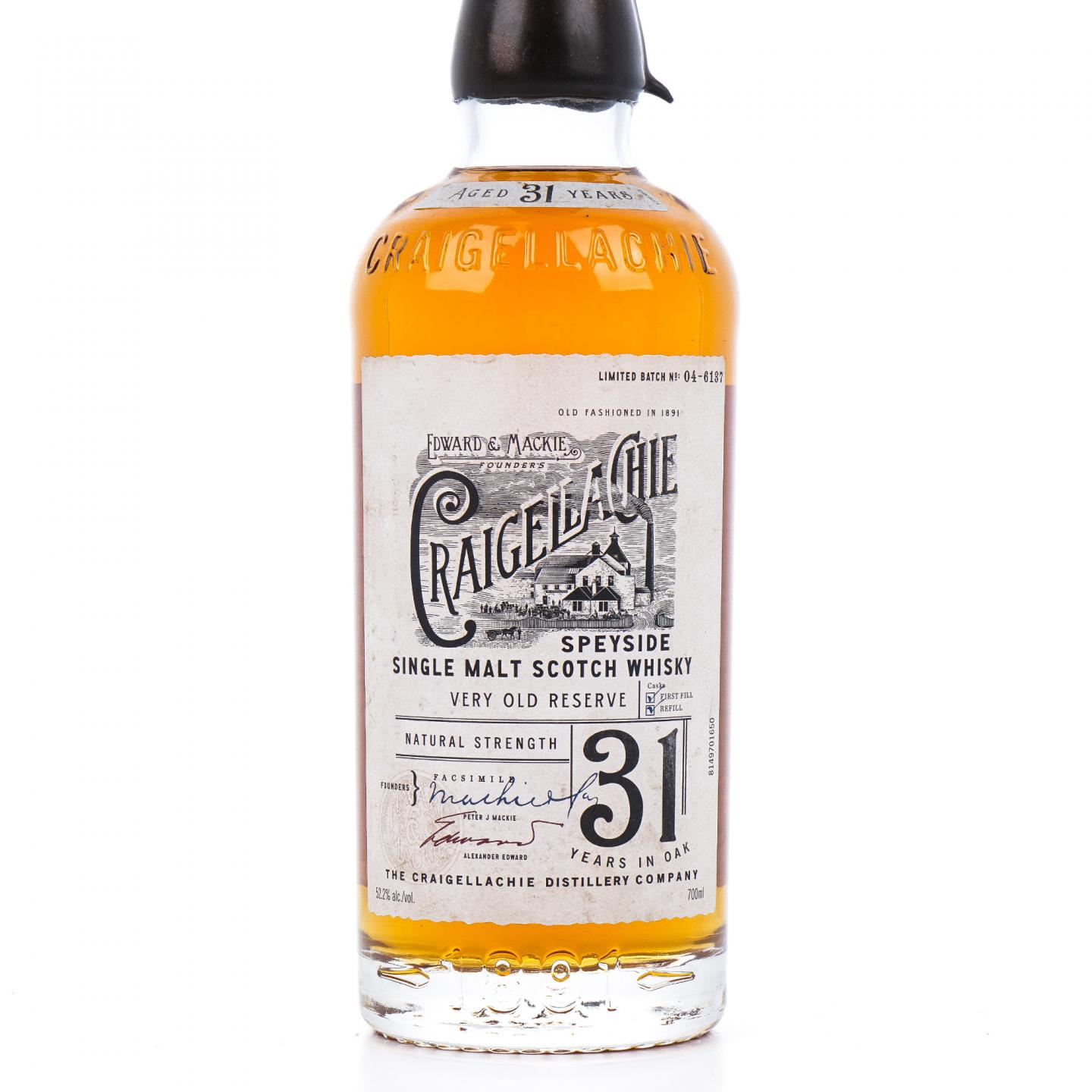 Craigellachie 克莱拉奇 31年 Very Old Reserve 桶强