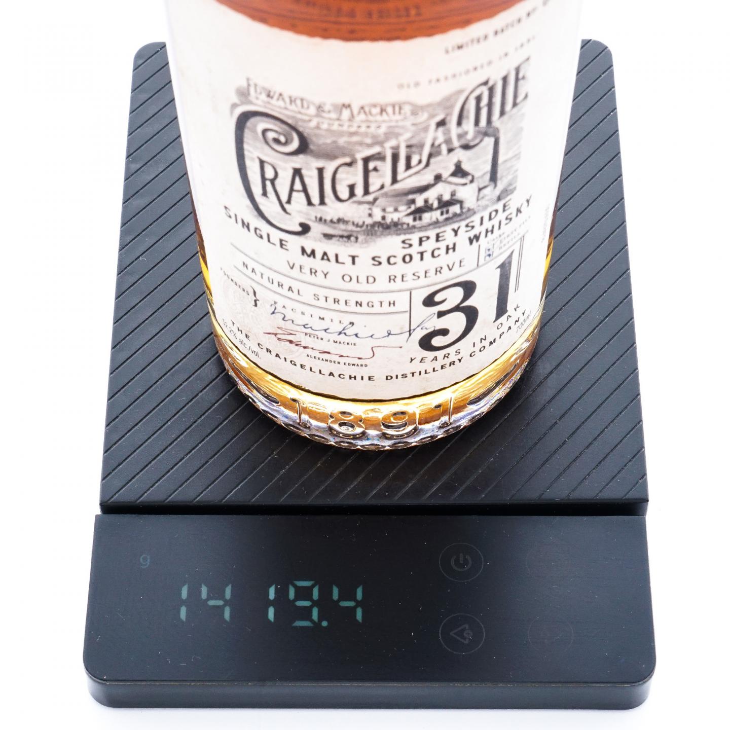 Craigellachie 克莱拉奇 31年 Very Old Reserve 桶强
