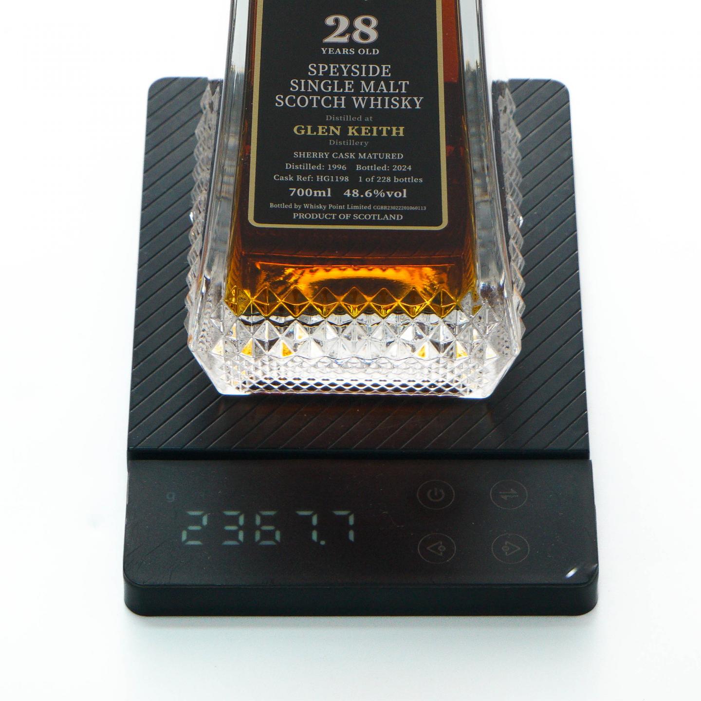 Glen keith 格兰契斯 28年 1996-2024 蔡昊精选 700ml