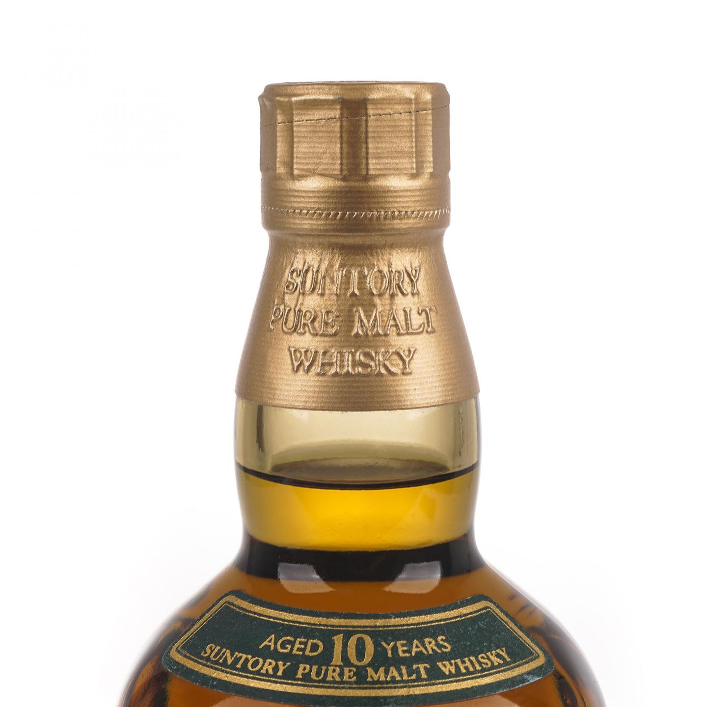 山崎 10年 金花标 绿标 Pure Malt
