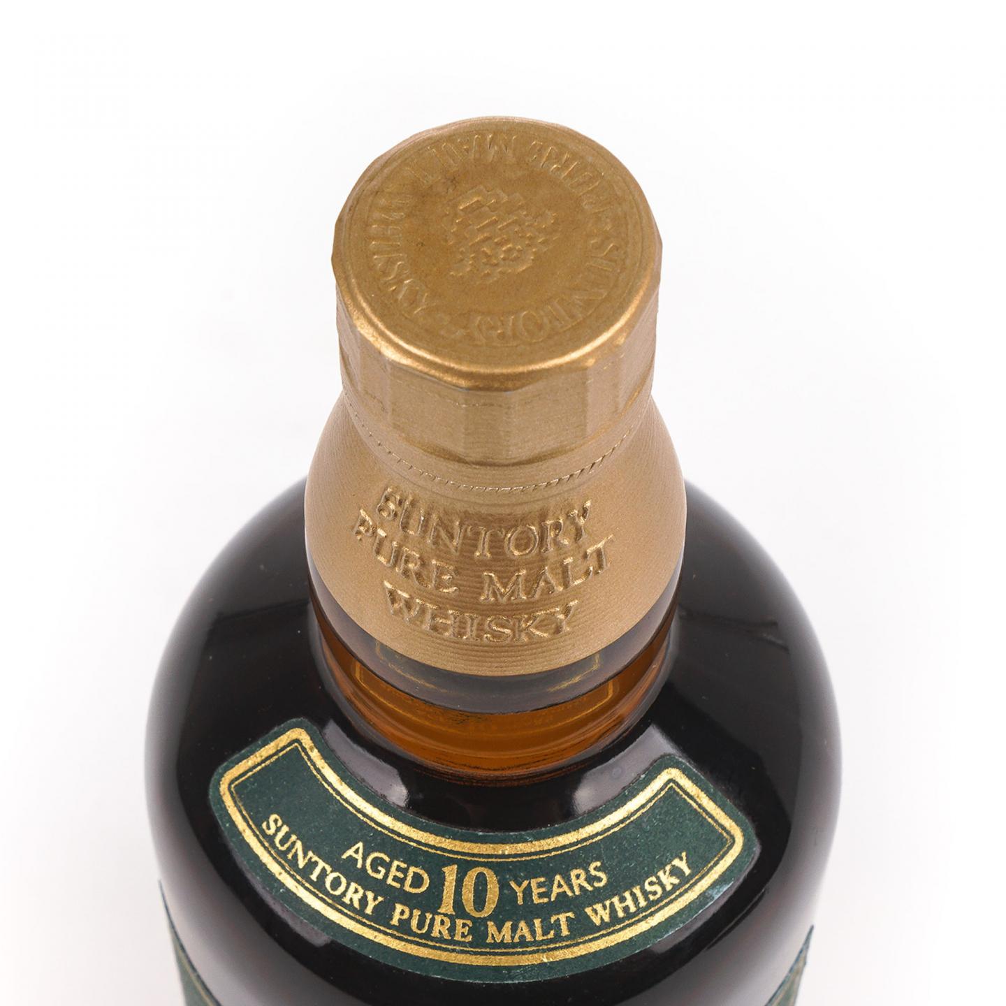 山崎 10年 金花标 绿标 Pure Malt