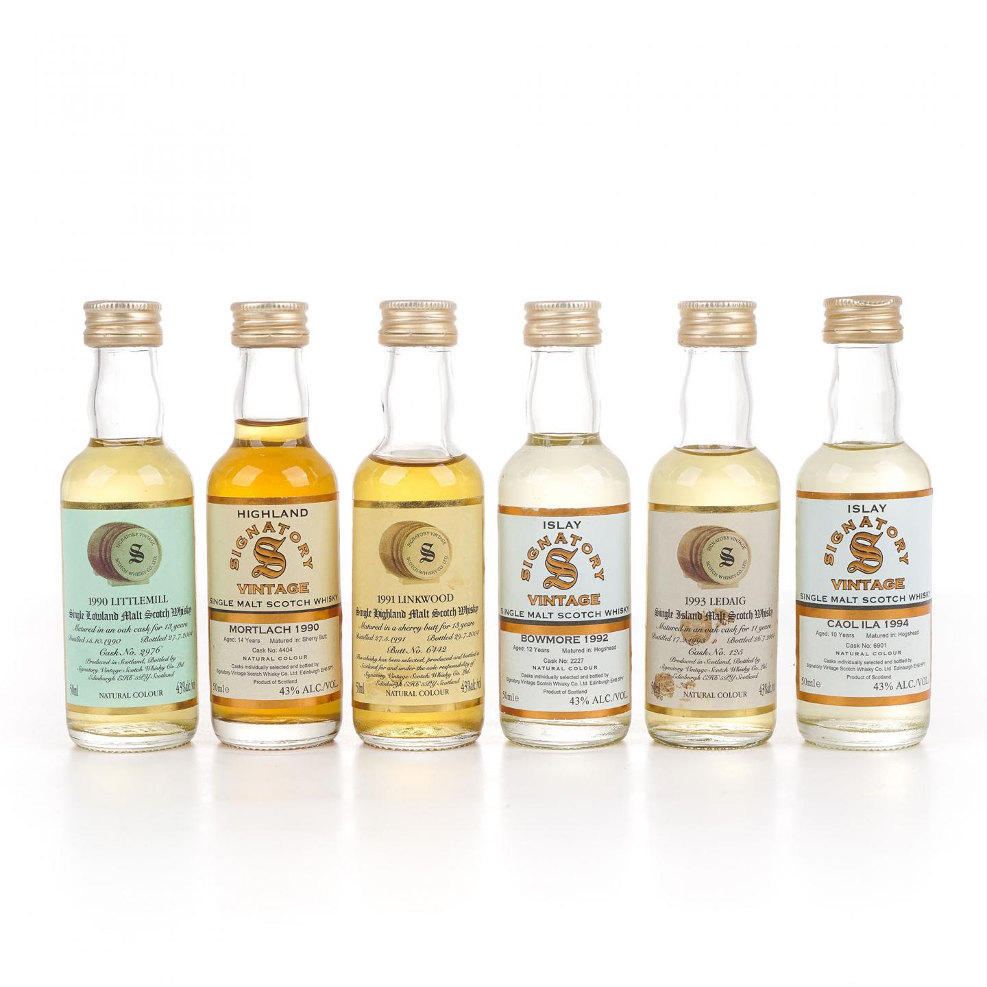 【酒版】Signatory Vintage 圣弗力 年份臻藏 50ml*6瓶组
