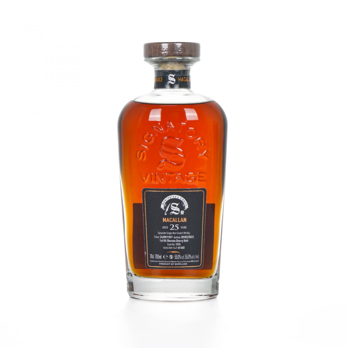 Macallan 麦卡伦 25年 1997-2023 SV 雪莉桶