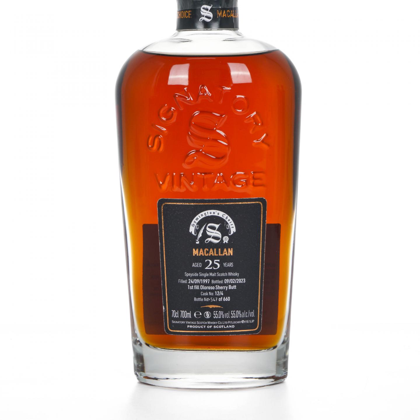 Macallan 麦卡伦 25年 1997-2023 SV 雪莉桶