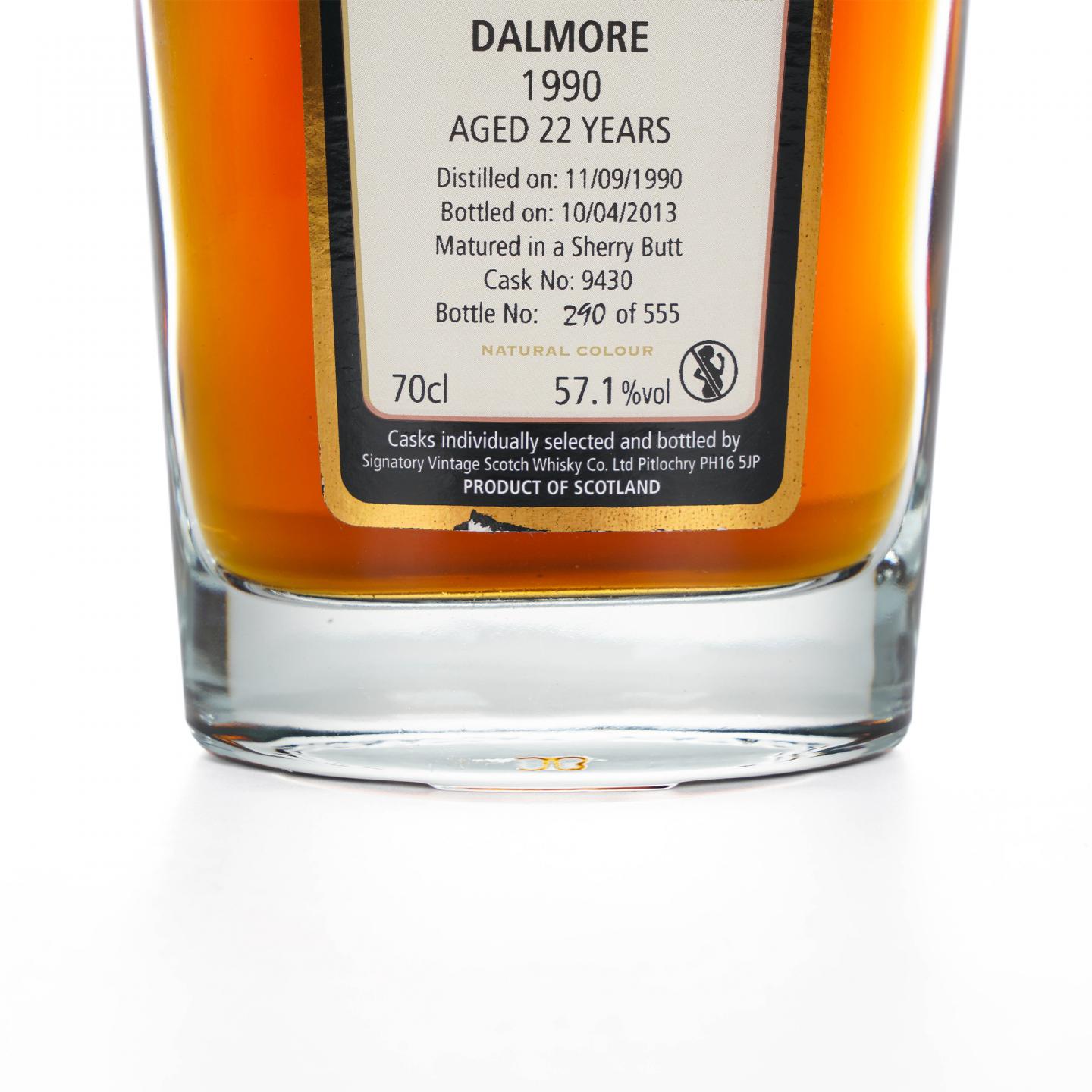Dalmore 达尔摩 22年 1990-2013 SV 雪莉桶