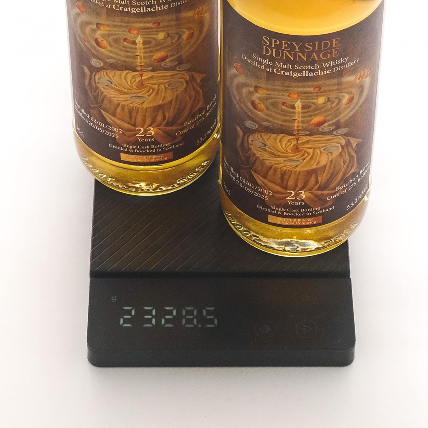 Craigellachie 克莱拉奇 23年 2002-2025 单桶 2瓶组