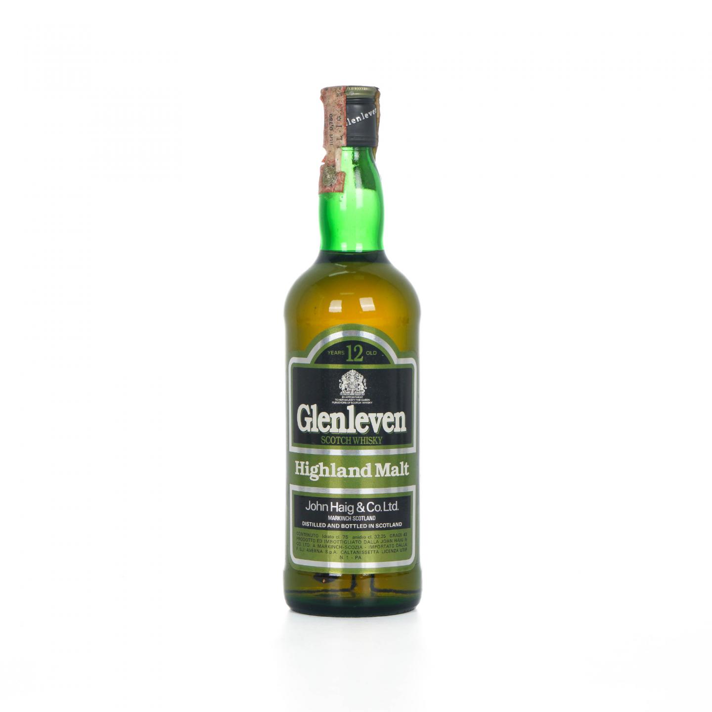 Glenleven 12年 调和 1980s JH&C 750ml