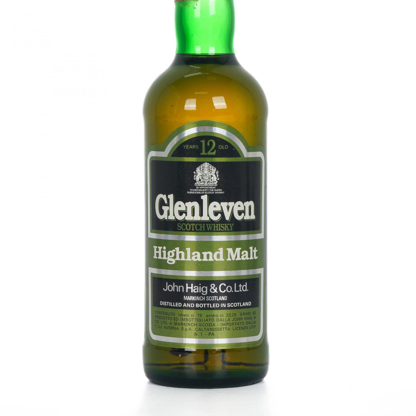 Glenleven 12年 调和 1980s JH&C 750ml