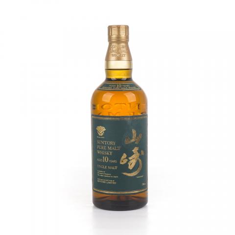 山崎 10年 金花标 绿标 Pure Malt