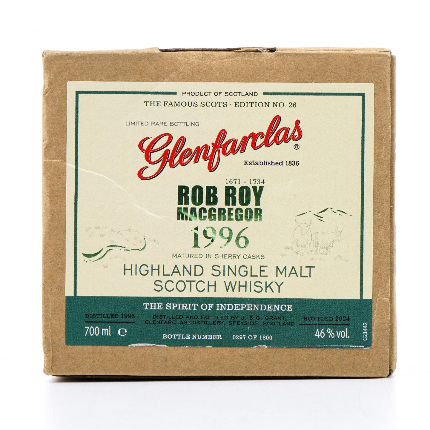 Glenfarclas 格兰花格 1996-2024 雪莉桶