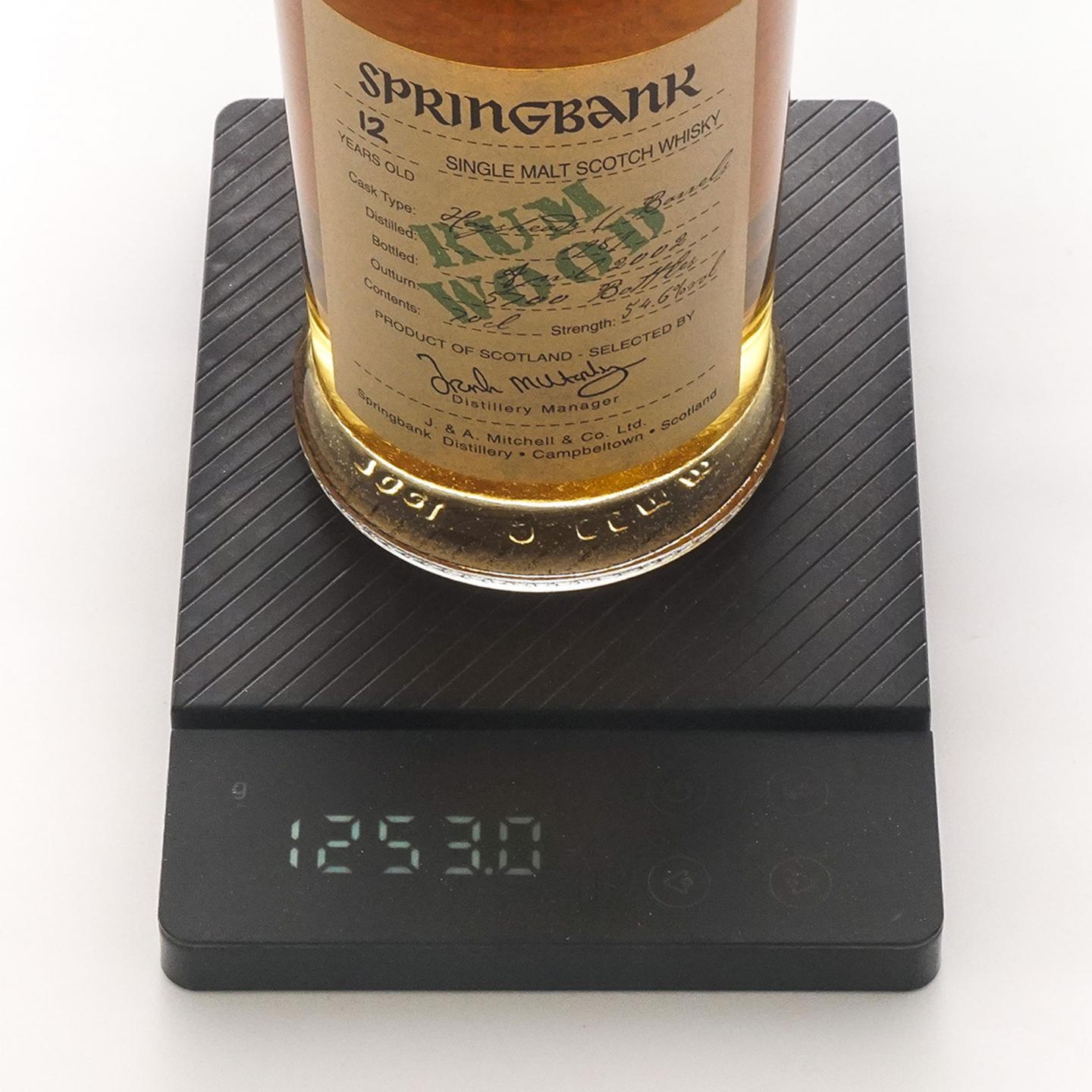 Springbank 云顶 12年 1989-2002 朗姆风味桶 700ml
