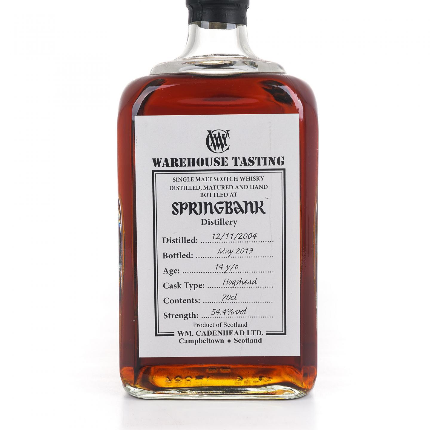 Springbank 云顶 14年 2004-2019 Cadenhead's