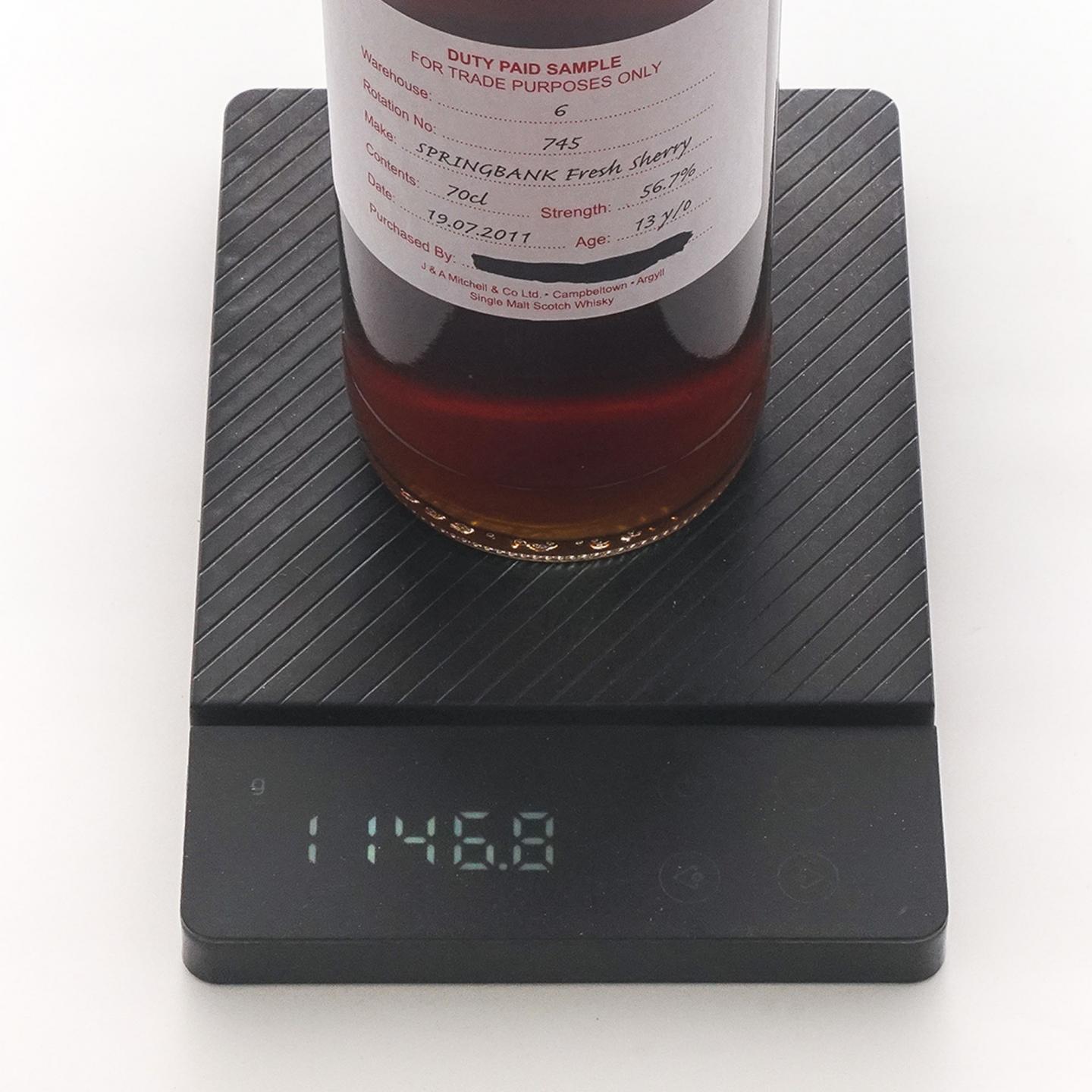 Springbank 云顶 13年 2011 完税瓶 雪莉桶