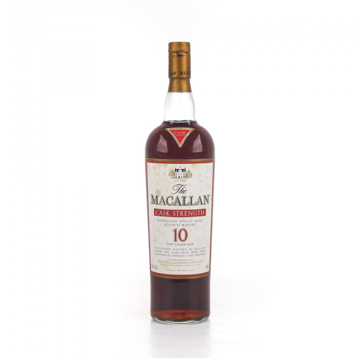 Macallan 麦卡伦 10年 雪莉桶 Cask Strength 1升装 58.6%vol.