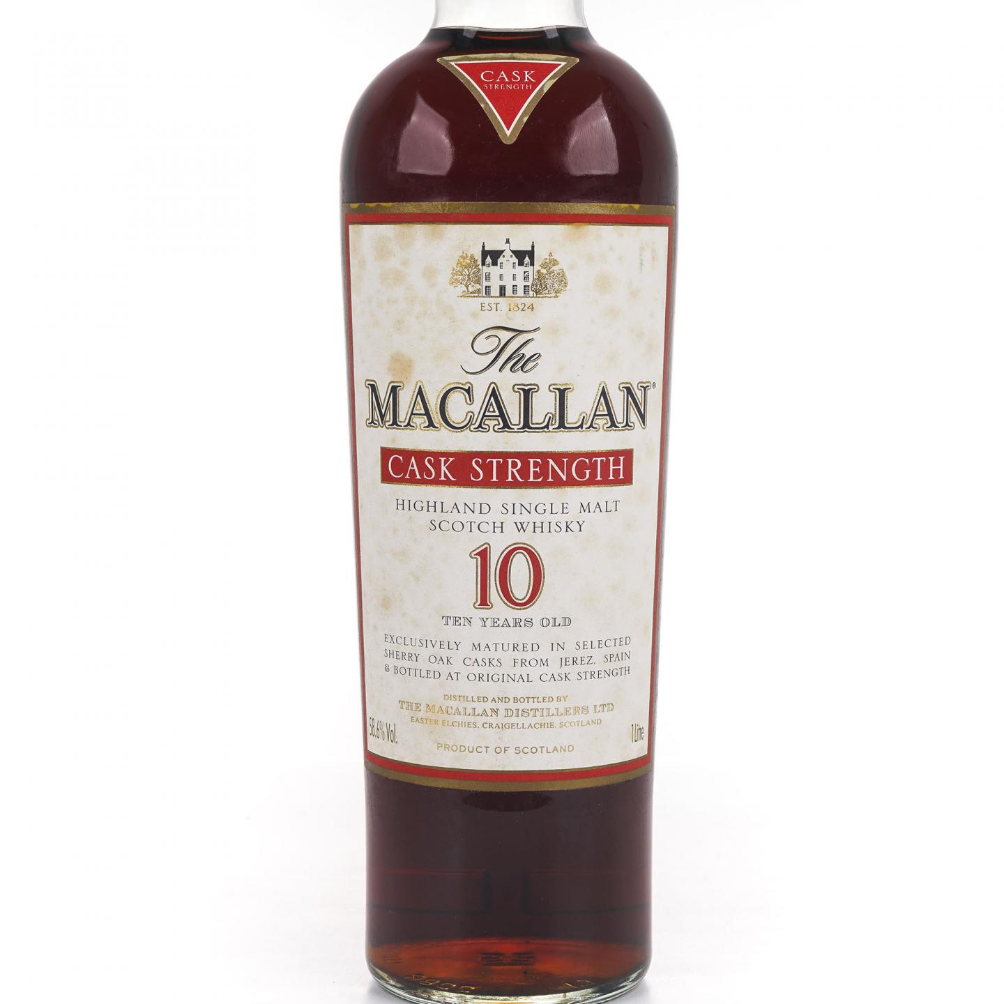 Macallan 麦卡伦 10年 雪莉桶 Cask Strength 1升装 58.6%vol.