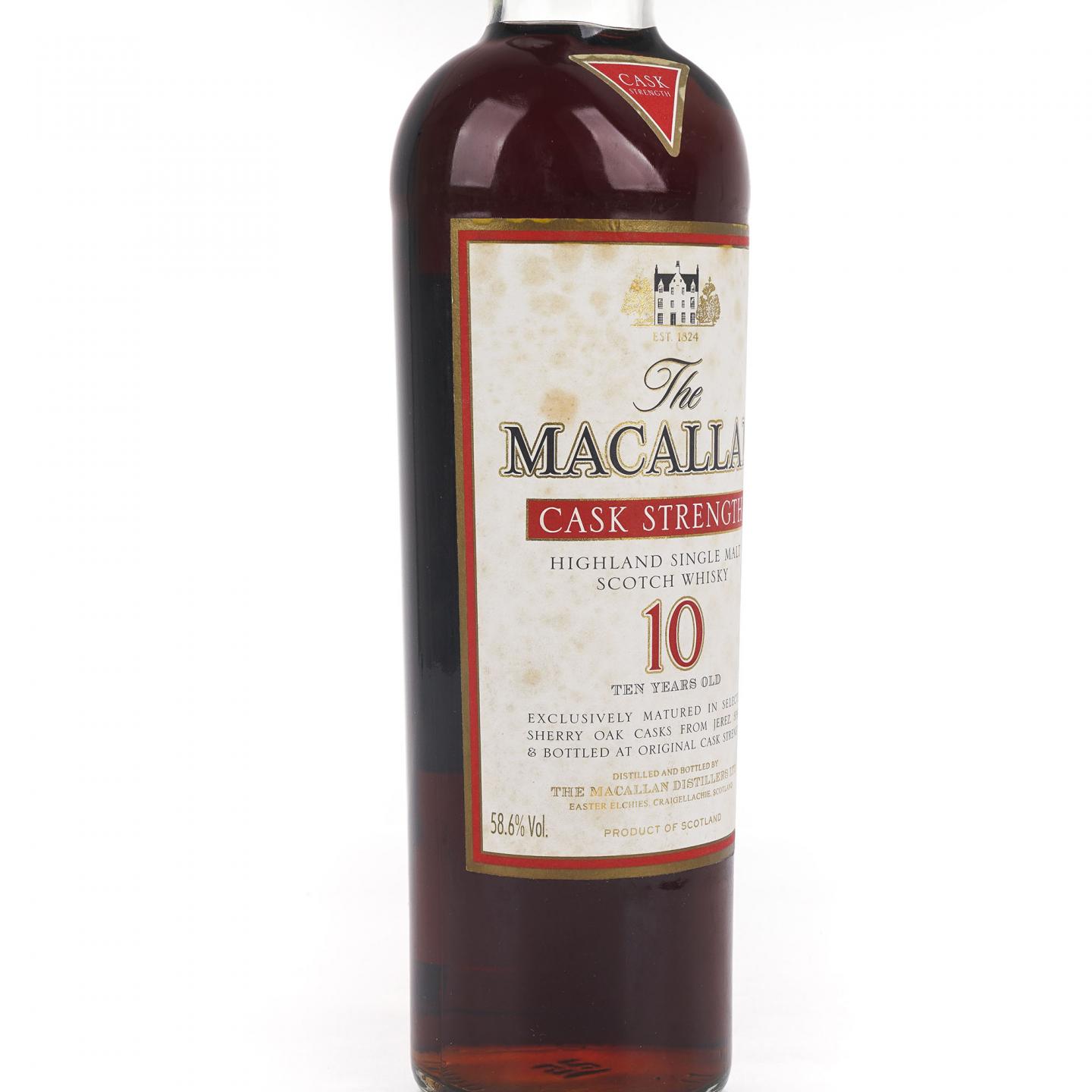 Macallan 麦卡伦 10年 雪莉桶 Cask Strength 1升装 58.6%vol.