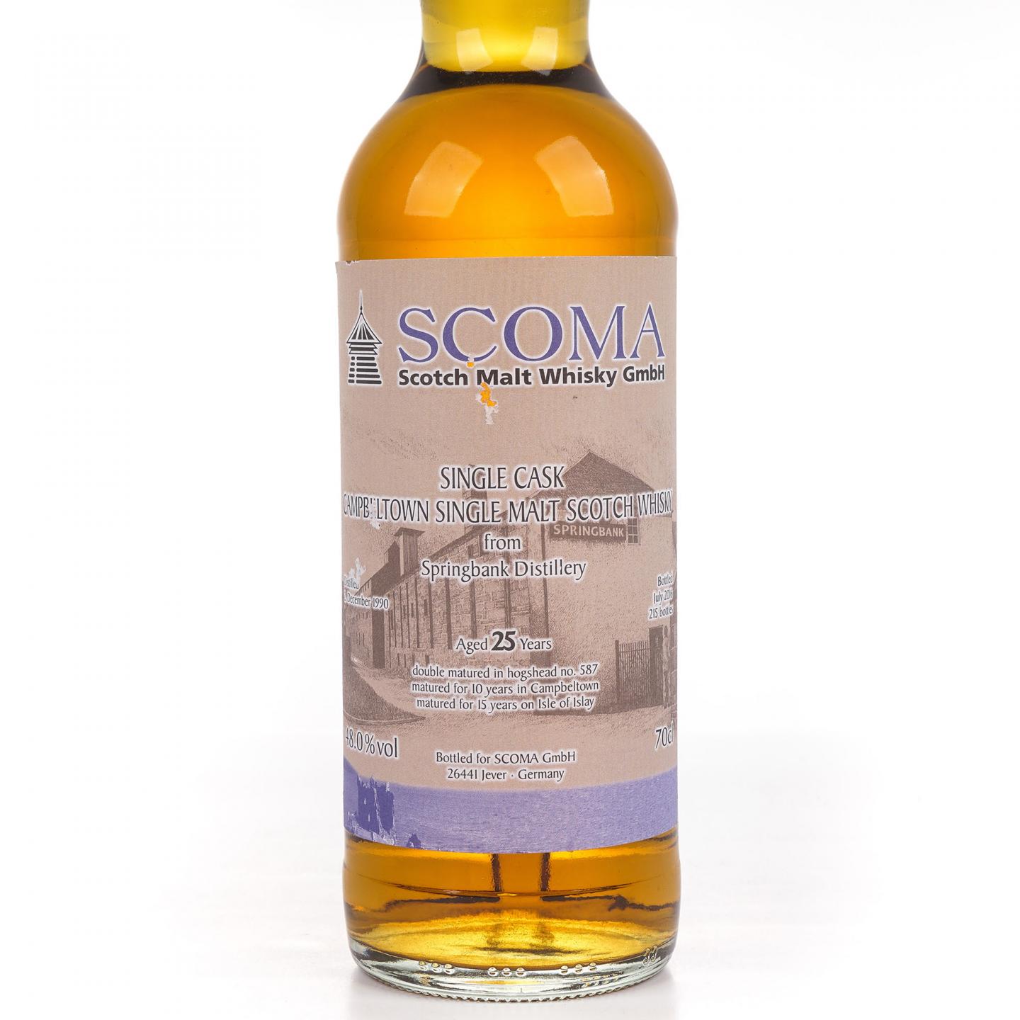 Springbank 云顶 25年 1990-2016 Glenscoma