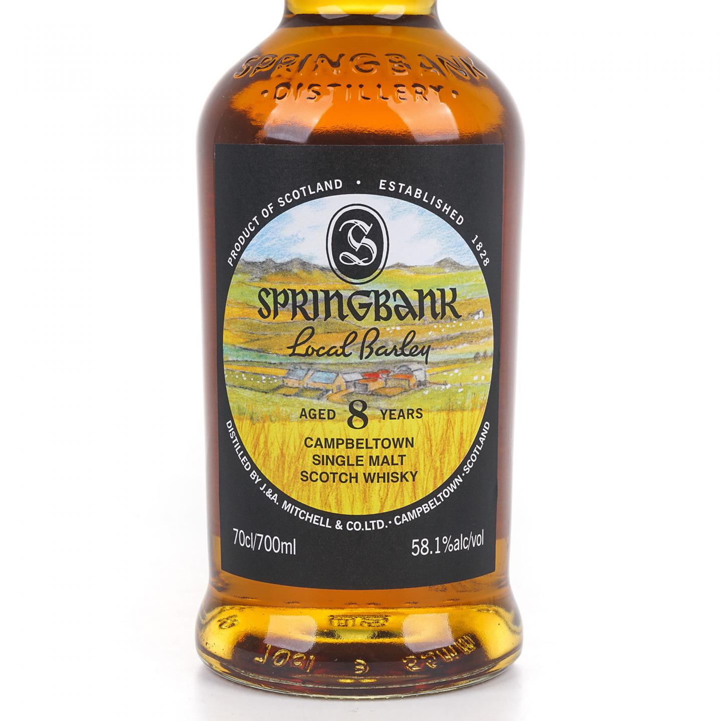 Springbank 云顶 8年 2016-2024 本地大麦 58.1%Vol.
