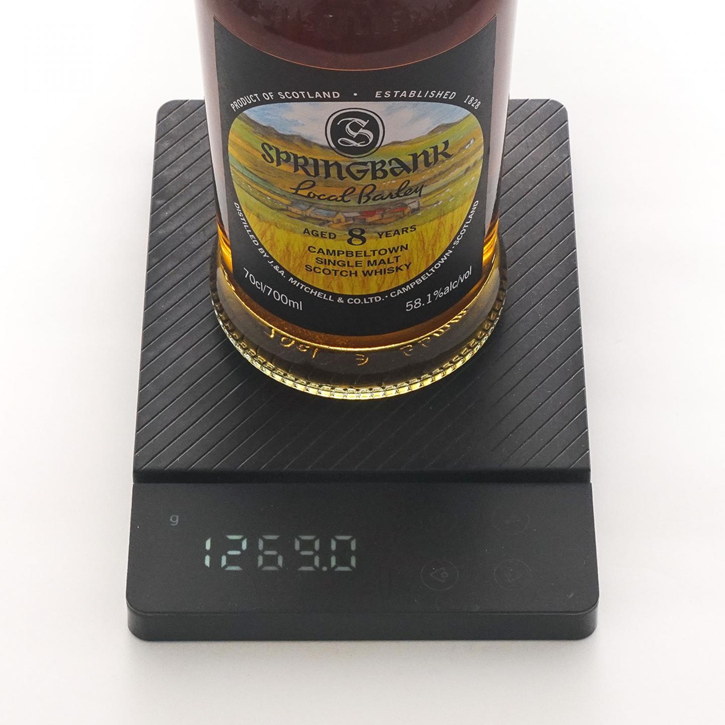 Springbank 云顶 8年 2016-2024 本地大麦 58.1%Vol.