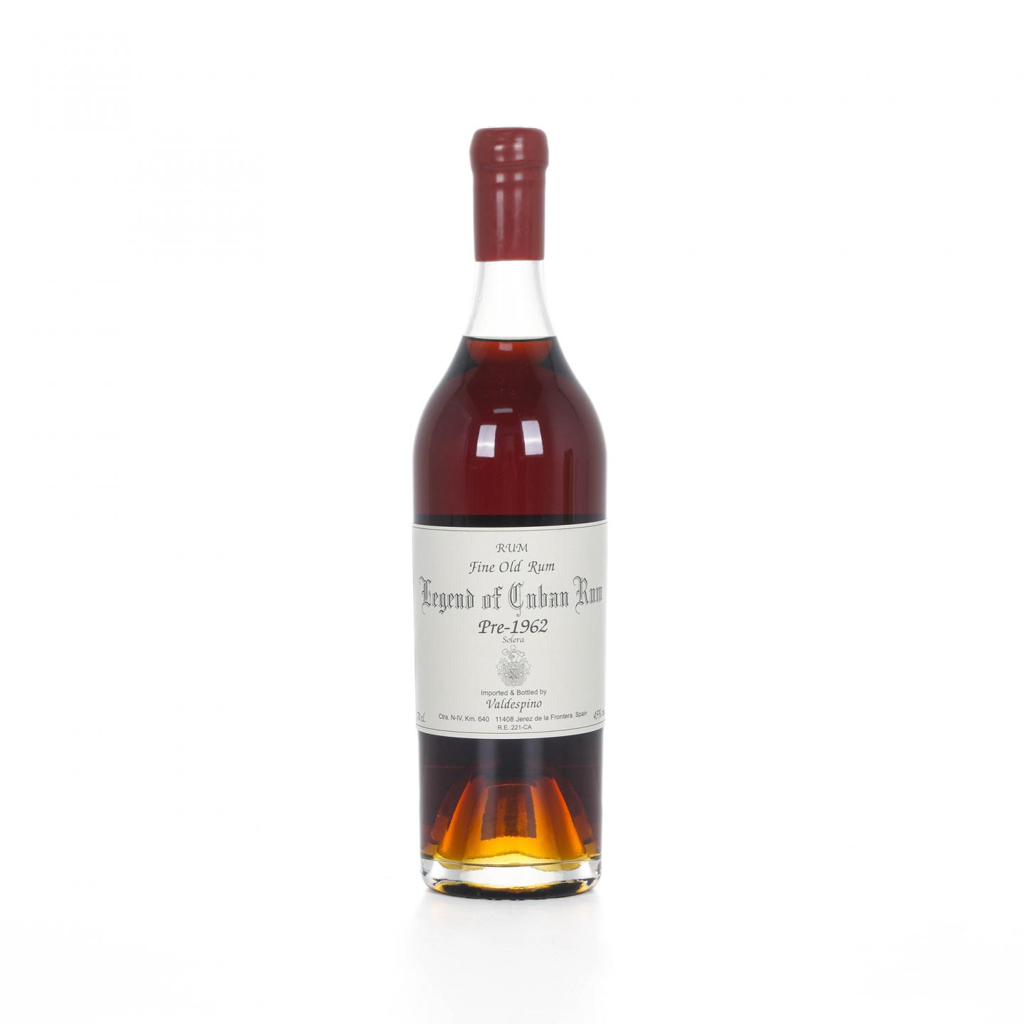 Valdespino Legend of Cuban Rum Pre-1962 朗姆酒