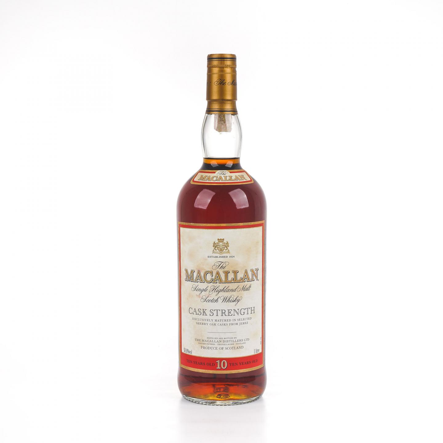 Macallan 麦卡伦 10年 桶强 58.8% 1000ml