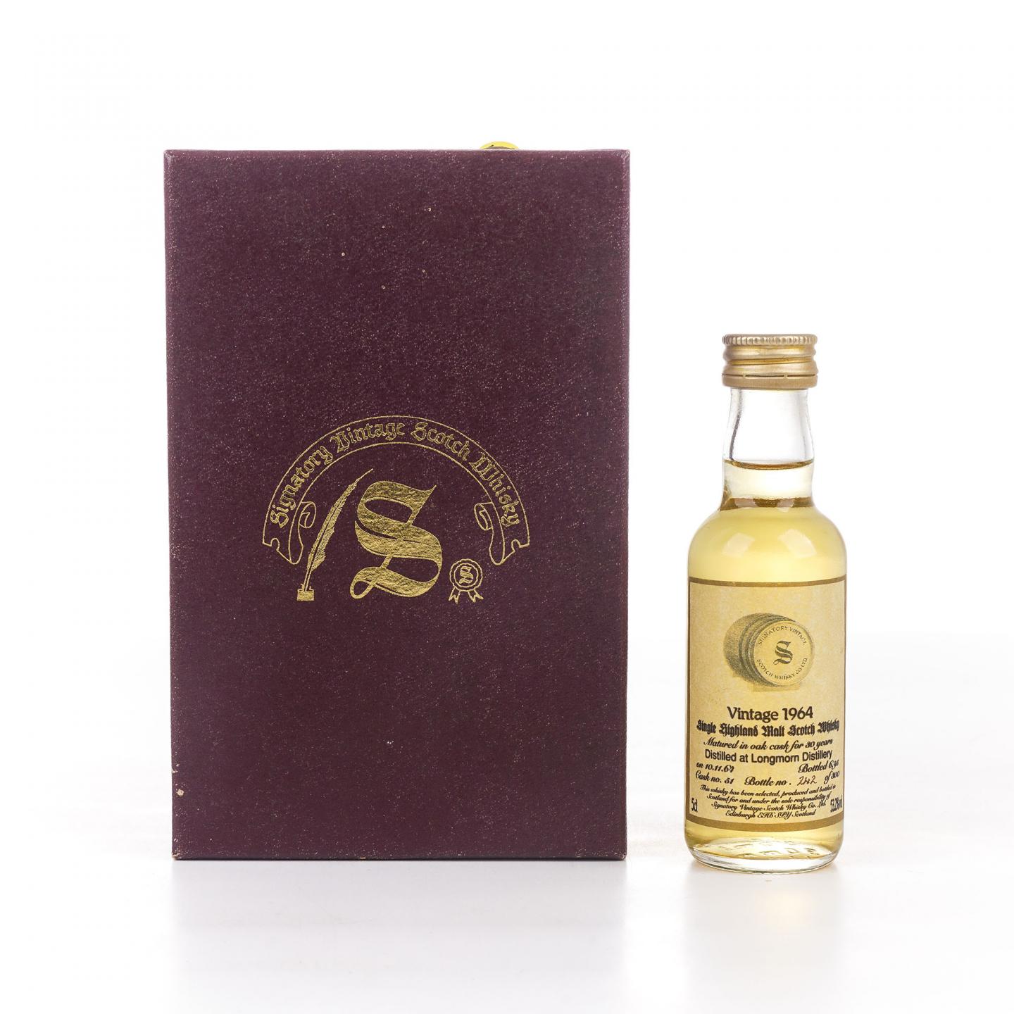 【酒版】Longmorn 朗摩 30年 1964-1995 SV 50ml