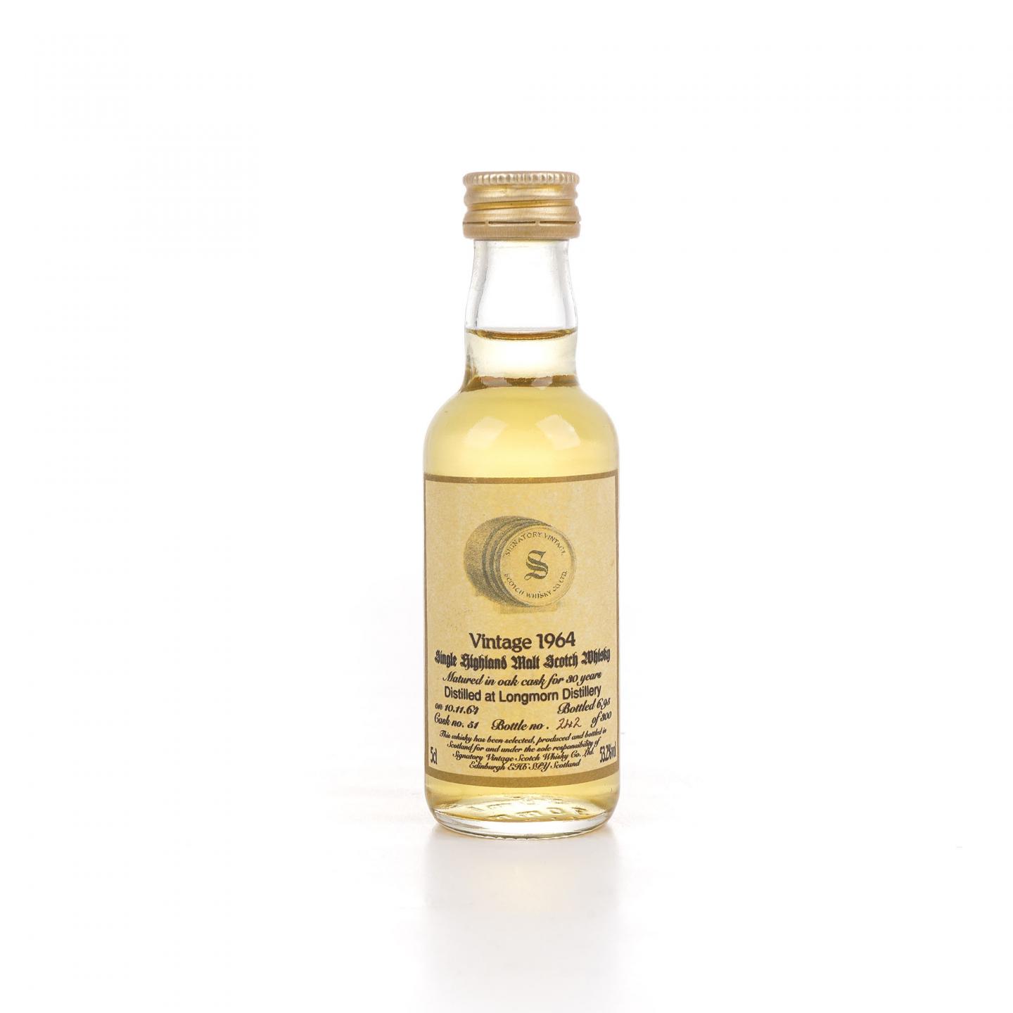 【酒版】Longmorn 朗摩 30年 1964-1995 SV 50ml