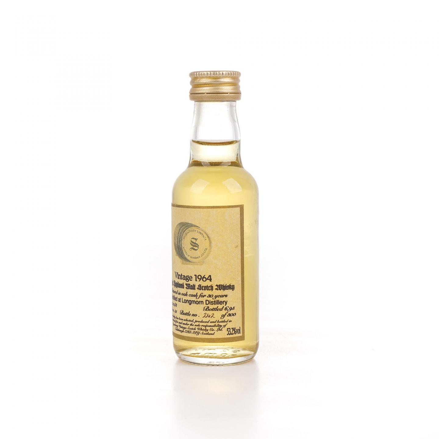 【酒版】Longmorn 朗摩 30年 1964-1995 SV 50ml