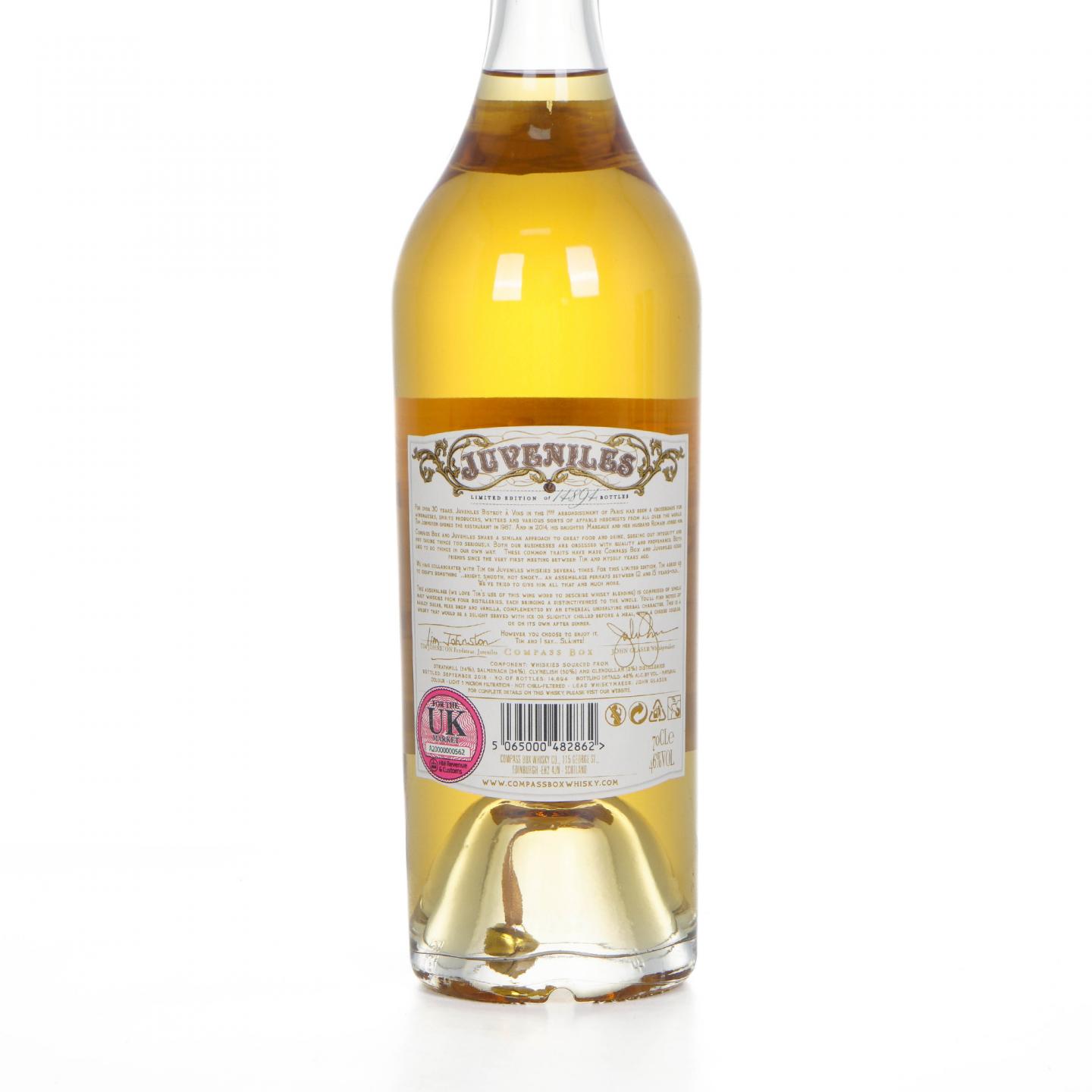 Compass box 指南针 2018 Juveniles 调和