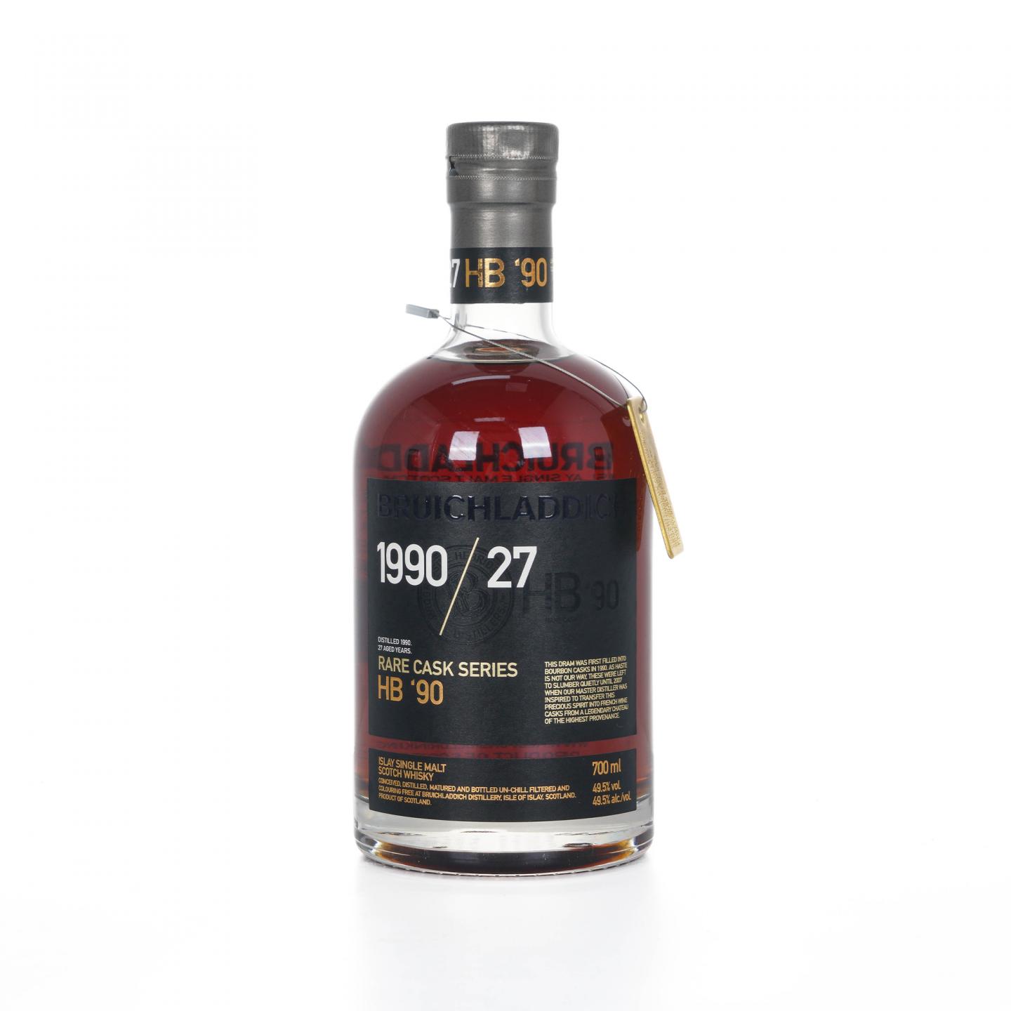 Bruichladdich 布赫拉迪 27年 1990-2017 Rare Cask