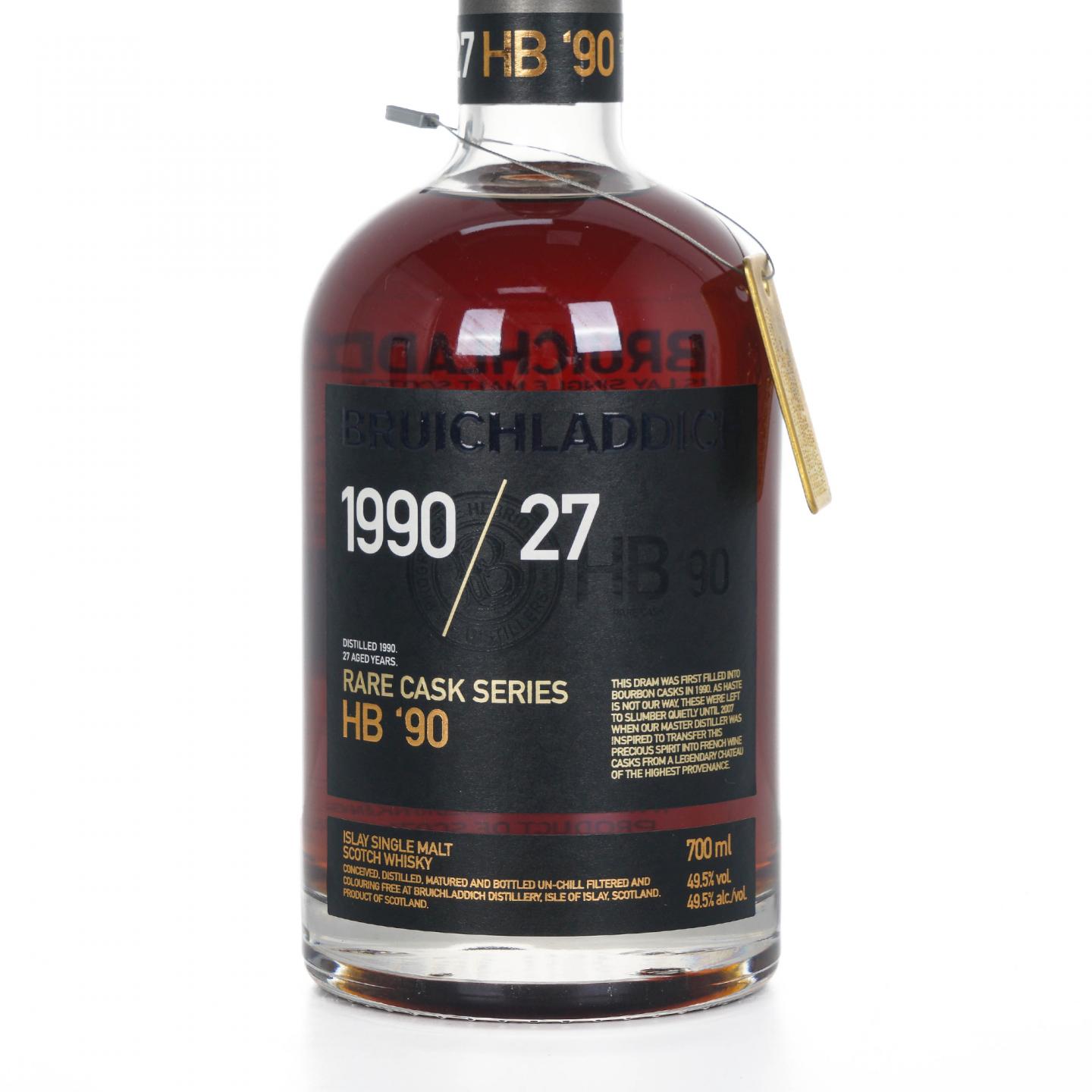 Bruichladdich 布赫拉迪 27年 1990-2017 Rare Cask