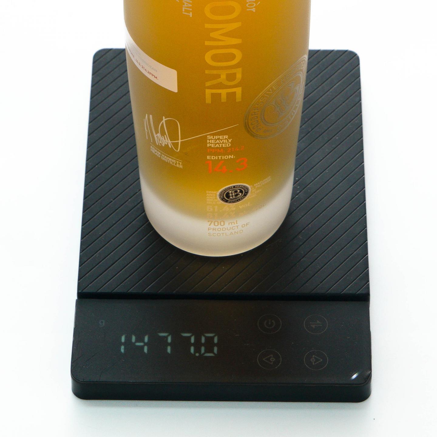 Bruichladdich 布赫拉迪 泥煤怪兽 14.3