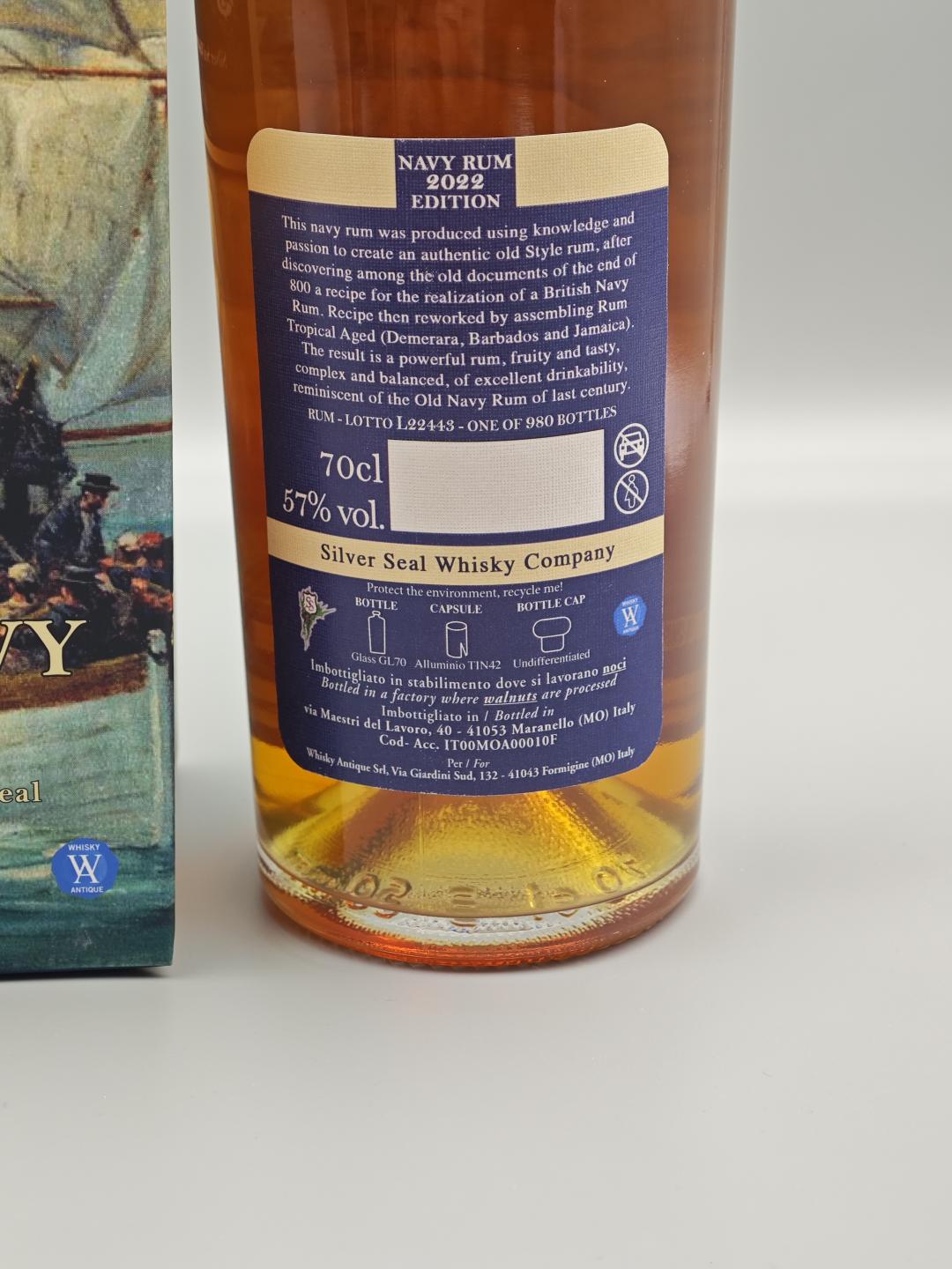 Old Navy Rum老海军朗姆2022第二版 ss装瓶