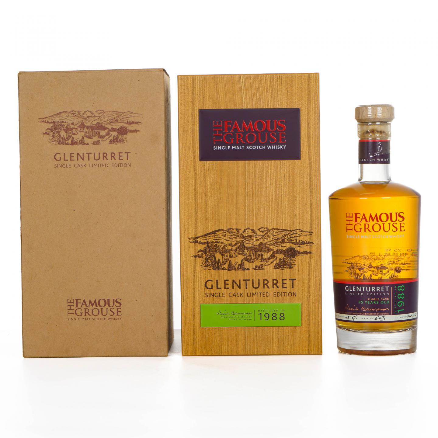Glenturret 格兰塔 25年 1988 Famous grouse #523