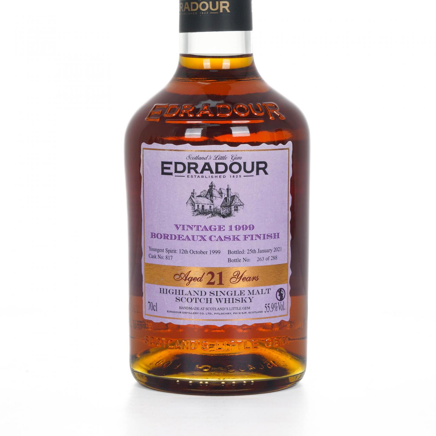 Edradour 埃德拉多尔 21年 1999-2021 波尔多酒桶后熟
