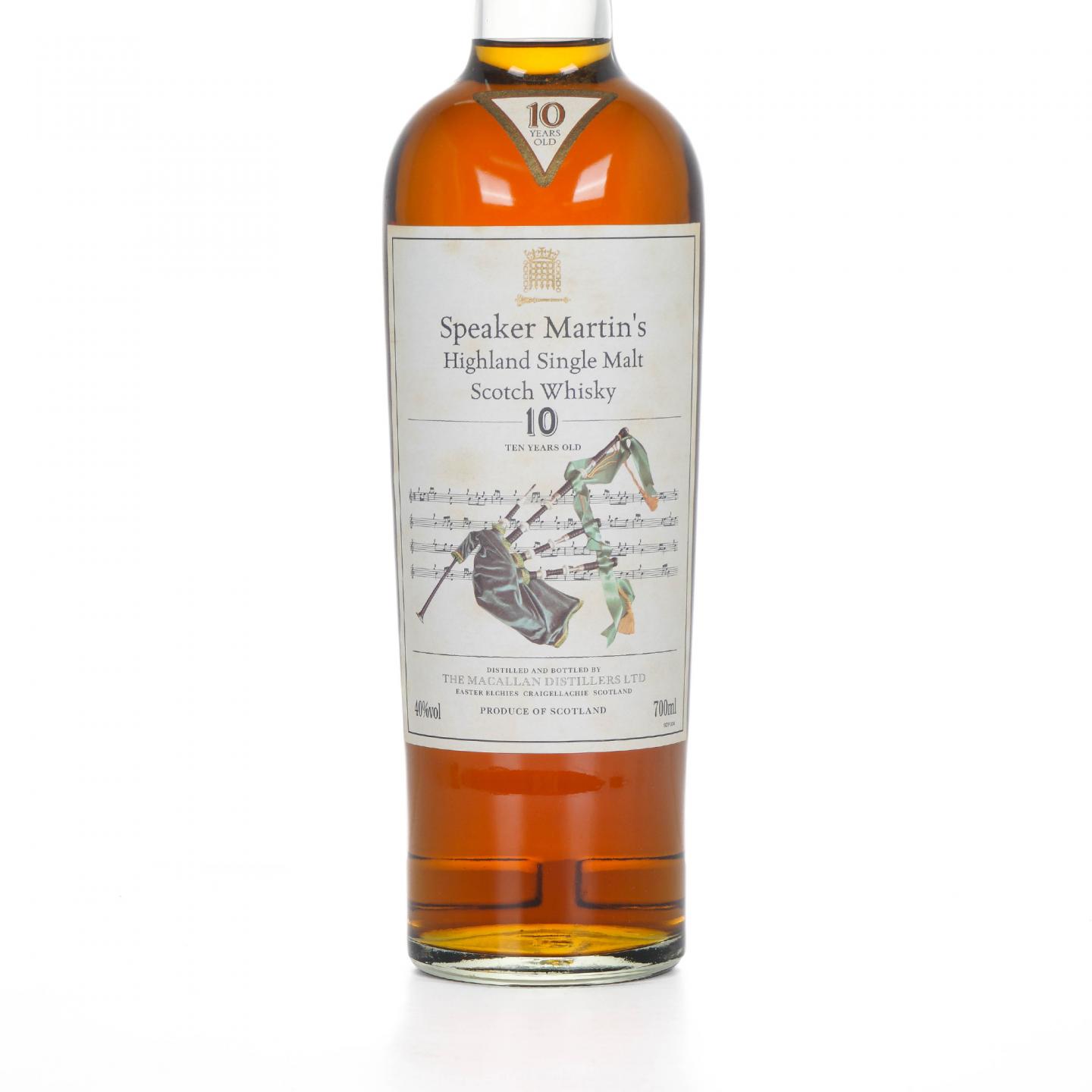 Macallan 麦卡伦 10年 Speaker Martin's