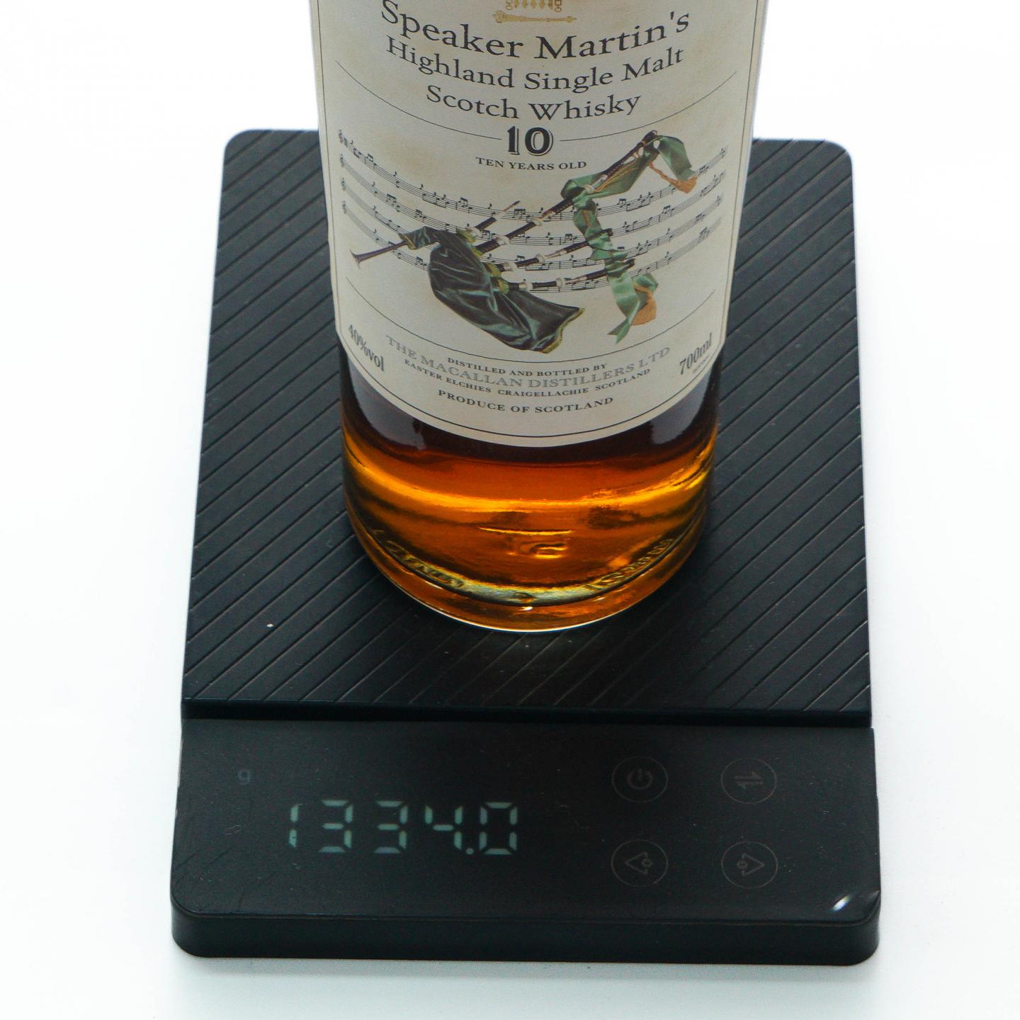Macallan 麦卡伦 10年 Speaker Martin's