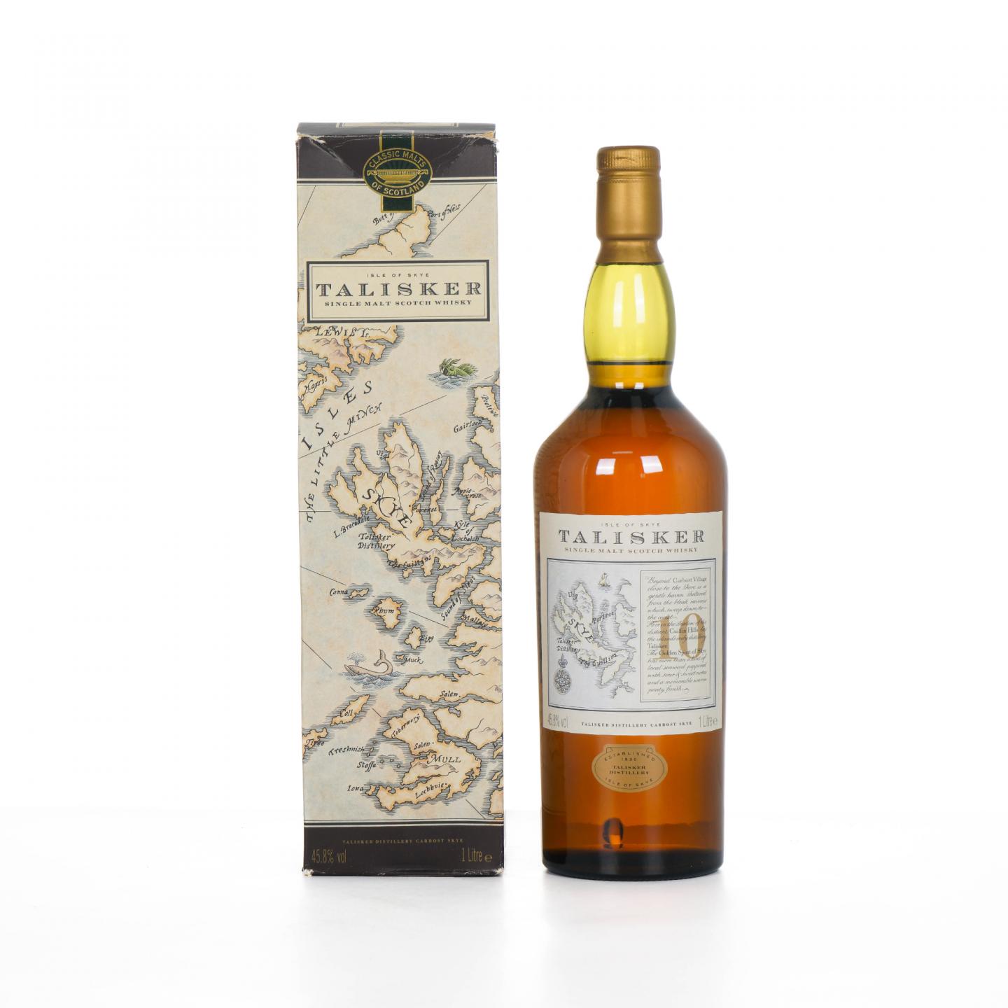 Talisker 泰斯卡 10年 地图标 1000ml